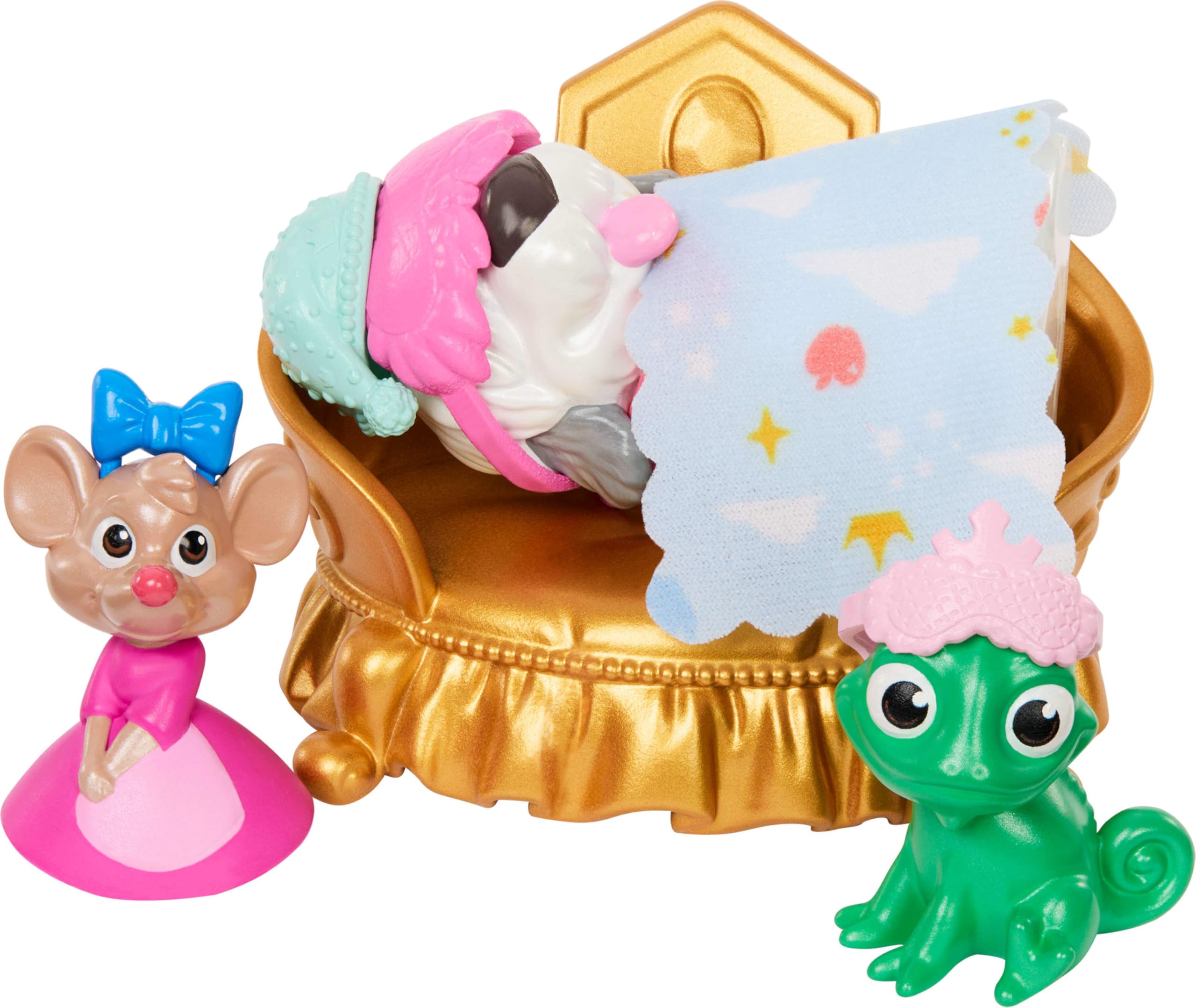 Disney Princess Pet Palace Playset with 7 Play Areas and 3 Animal Figures - Mattel 4