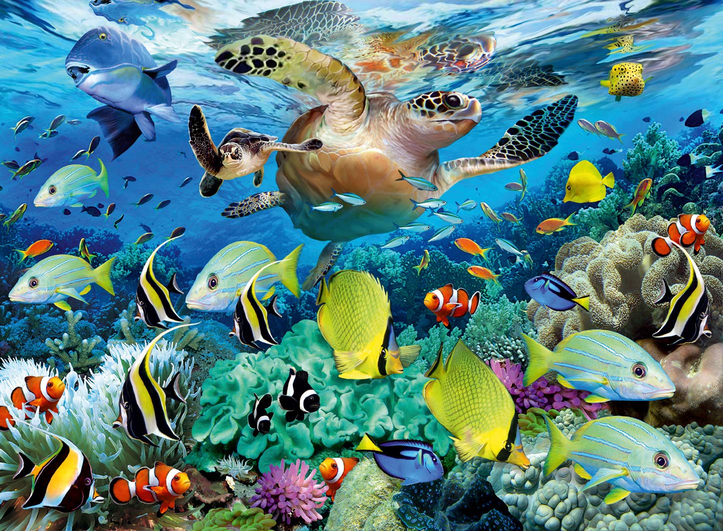 Ravensburger Underwater Paradise Jigsaw Puzzle - 150 Pieces for Kids Age 7+ | 49 x 36 cm 1