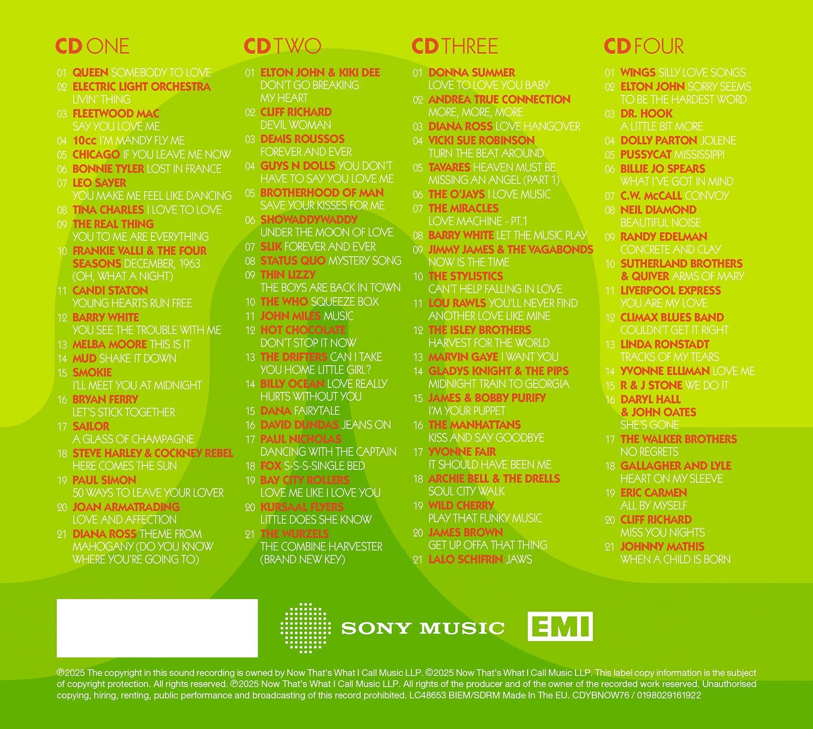 Now Twic - NOW - Yearbook 1976 [Box Set CD] 3