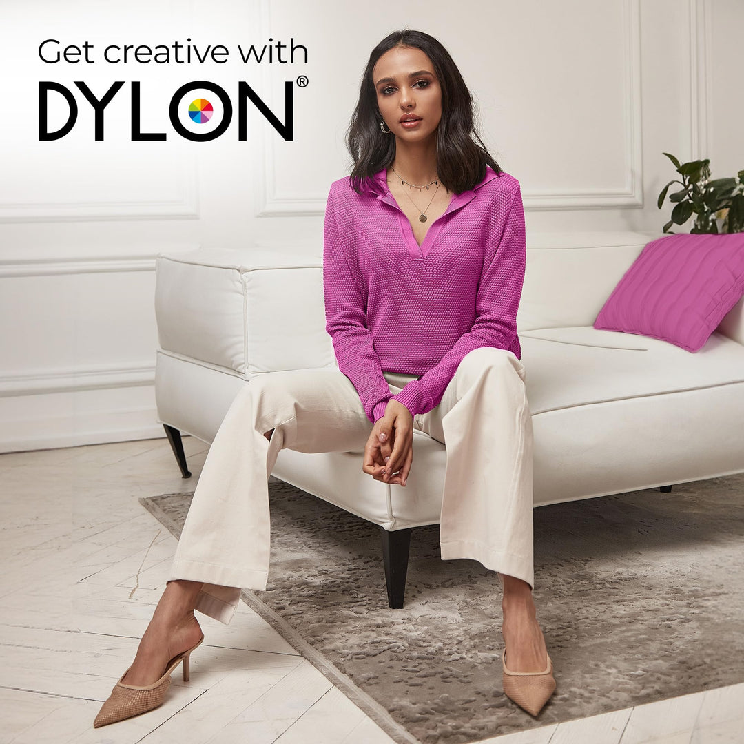 Dylon Washing Machine Fabric Dye Pod - Passion Pink, 350g