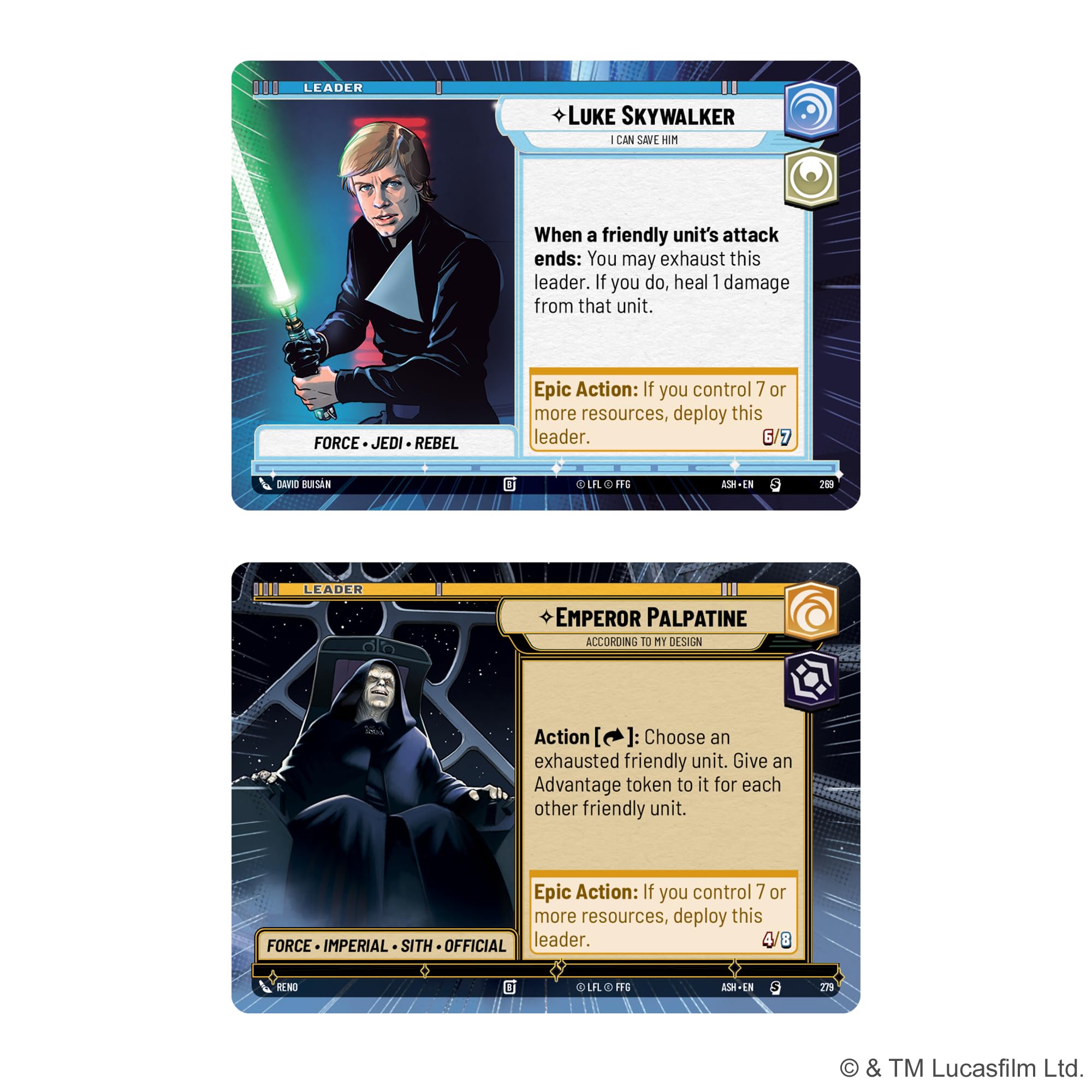 Asmodee Star Wars: Unlimited TCG Ashes of the Empire Prerelease Box - 6 Booster Packs 4
