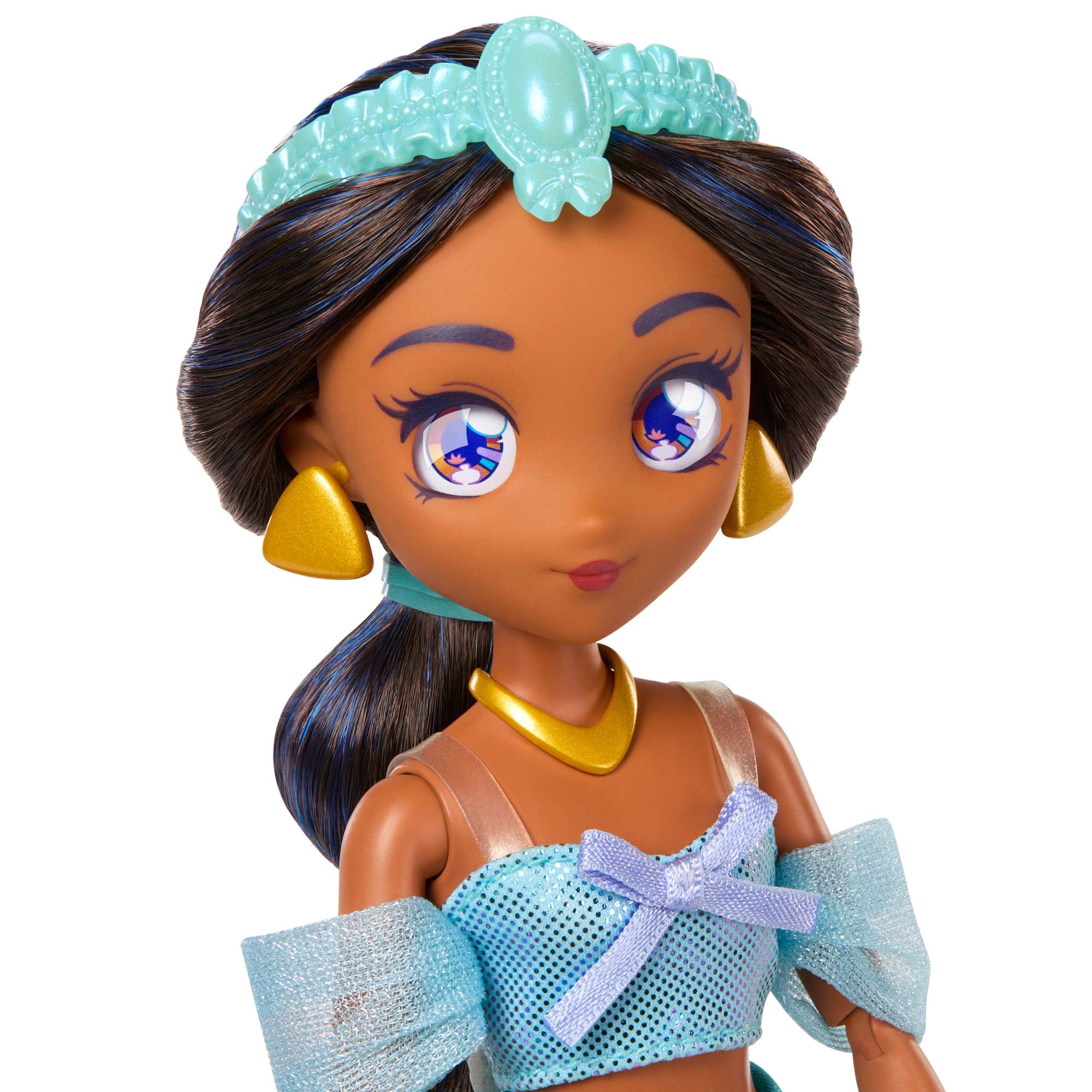 Mattel Disney Princess Jasmine Manga Doll - 9 in, 11 Articulation Points, Ages 6+ 2