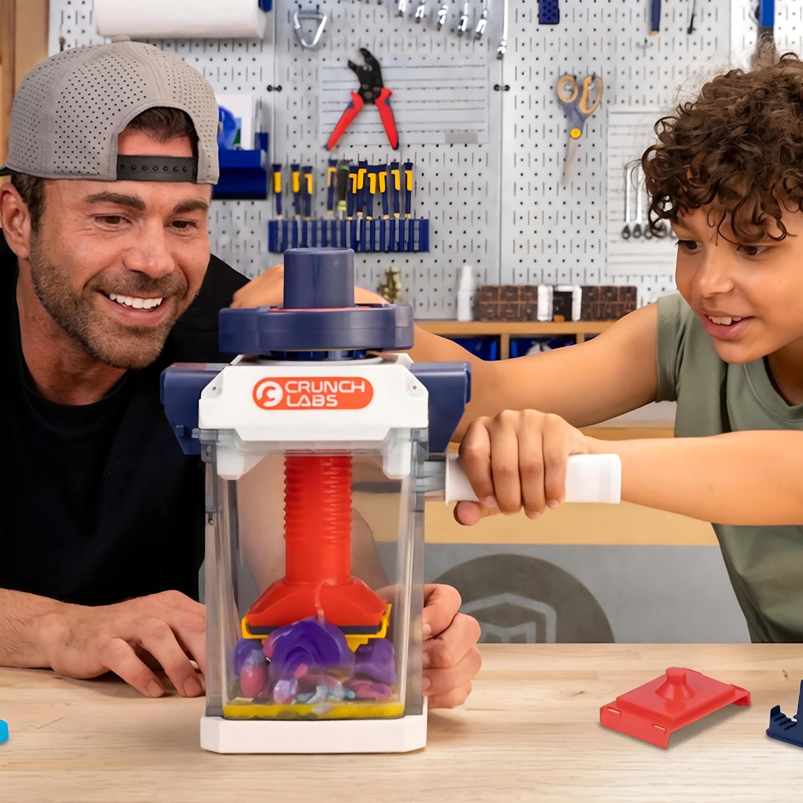 CRUNCH LABS The Crunchinator Science Kit - 30x Crunching Power | Ages 96 Months+ | Includes Wrench & Accessories 4