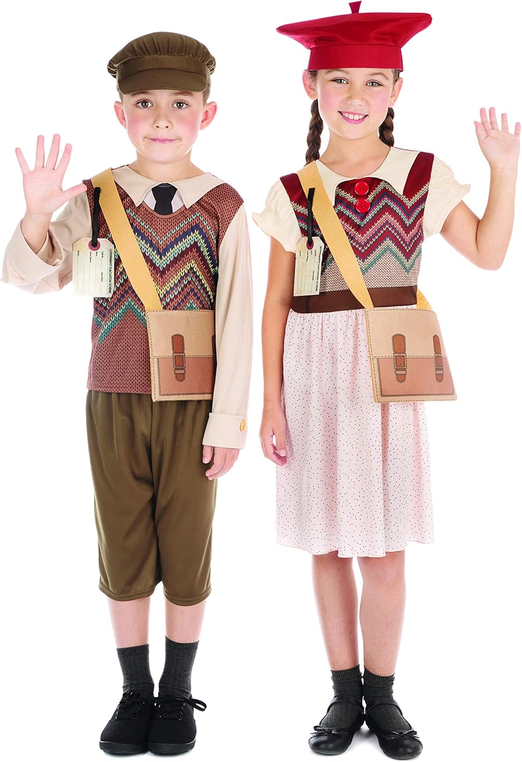 Bristol Novelty Evacuee Schoolgirl Costume - Age 10-12 Years 7