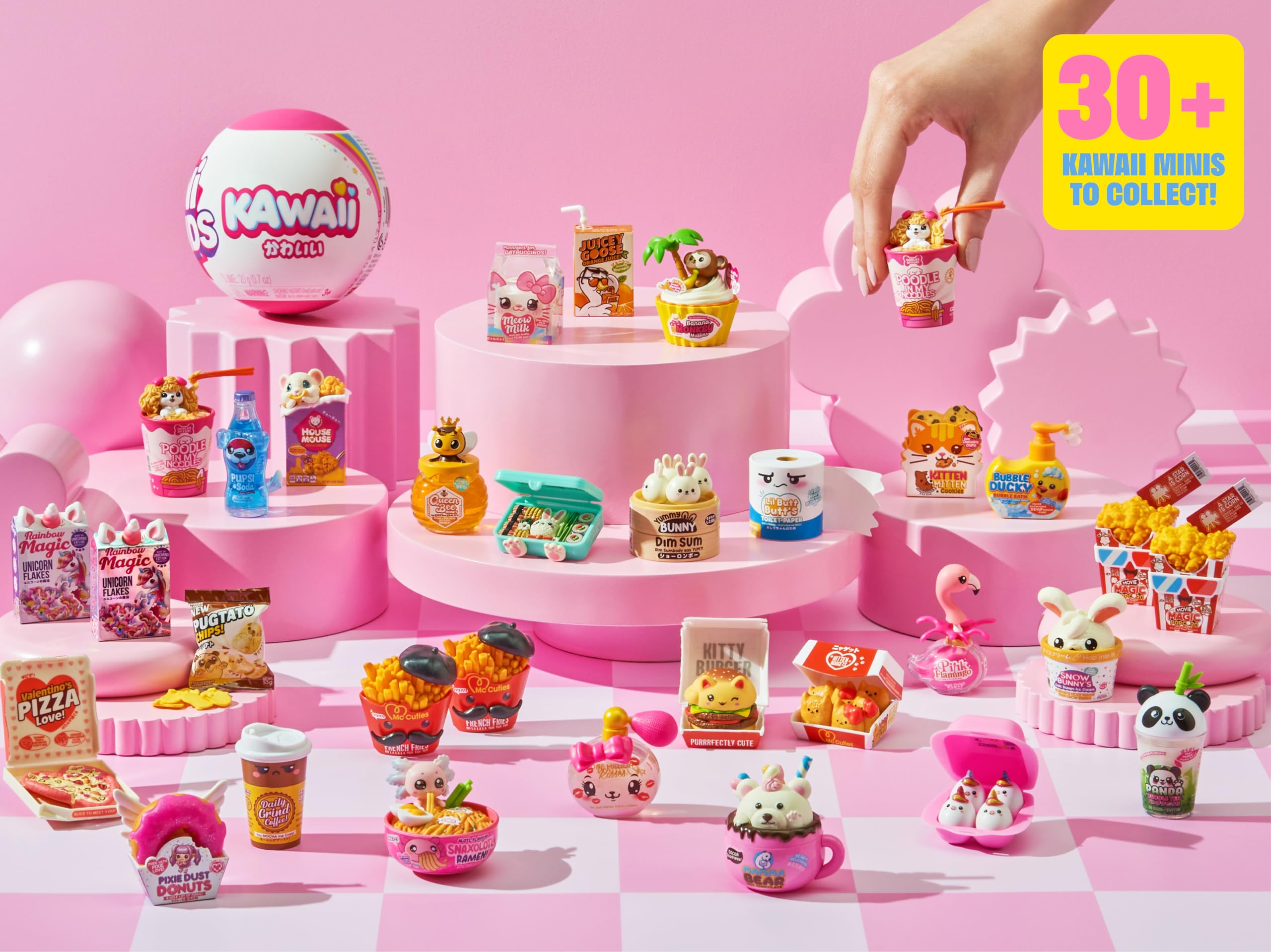 Mini Brands Kawaii Capsule 2 Pack by ZURU Surprise Collectable Minis | 30+ Minis to Collect 5