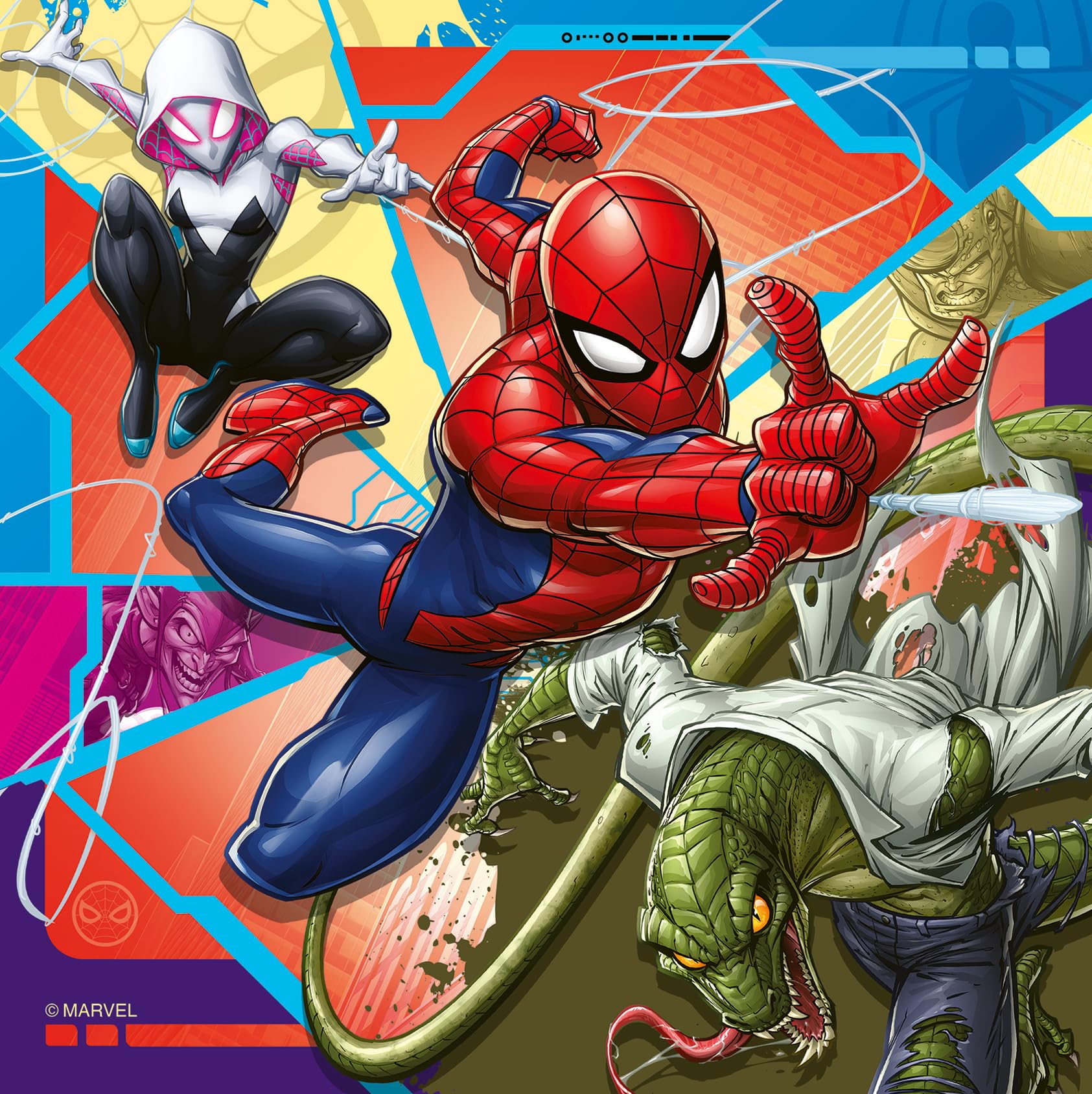 Ravensburger Marvel Spider-Man 3x 49-Piece Jigsaw Puzzles - Kids Puzzles for Ages 5+ 12