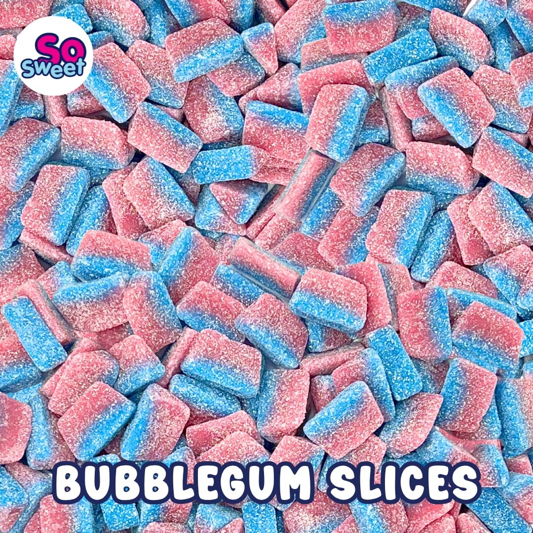 SoSweet Bubblegum Slices - 1kg Bag | Vegetarian Friendly | Classic Pick & Mix 2