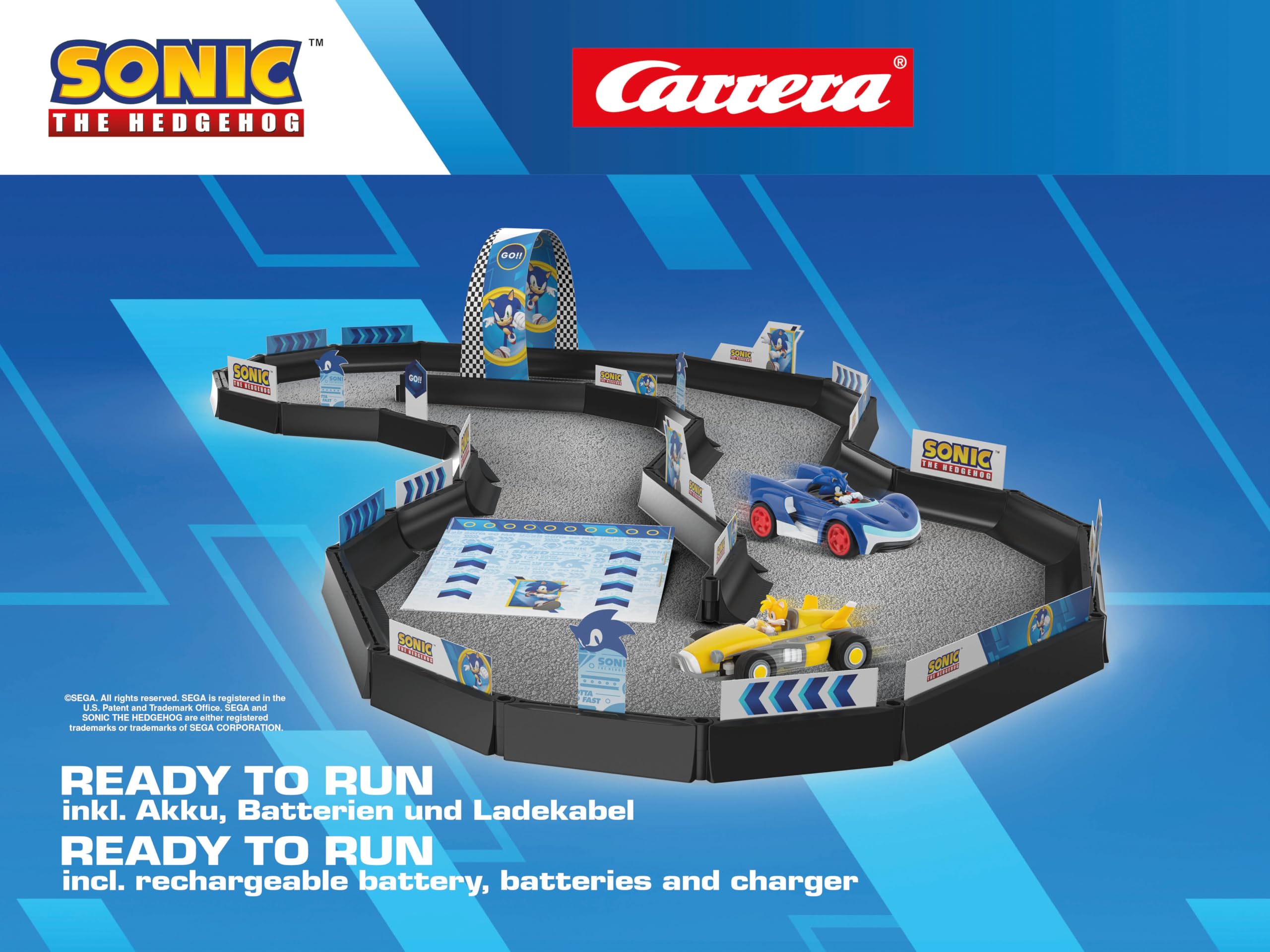Carrera RC Sonic The Hedgehog - Team Sonic Racing Tabletop Racing Set 6
