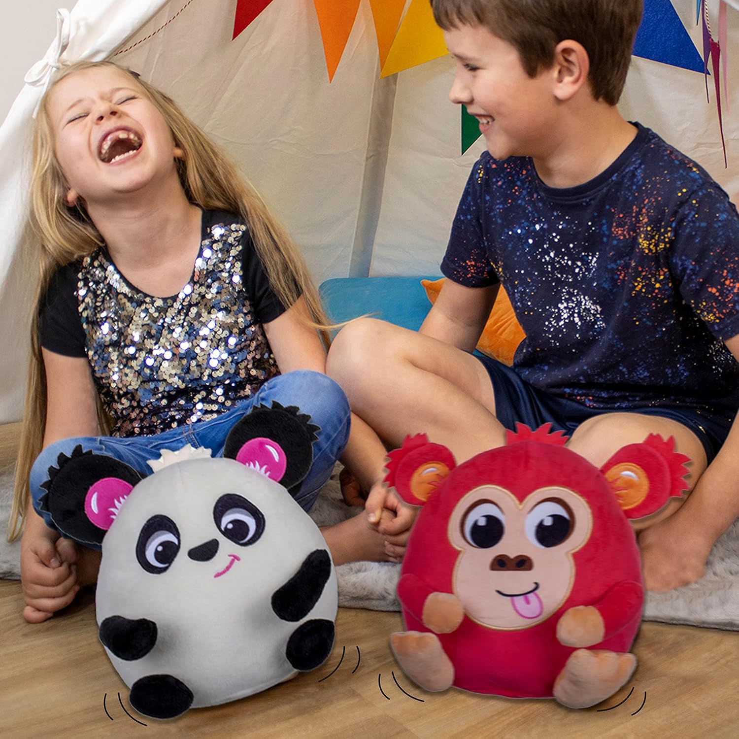 Windy Bums Monkey - Farting Plush Toy with Jiggling Movement, 6 Months+ 5