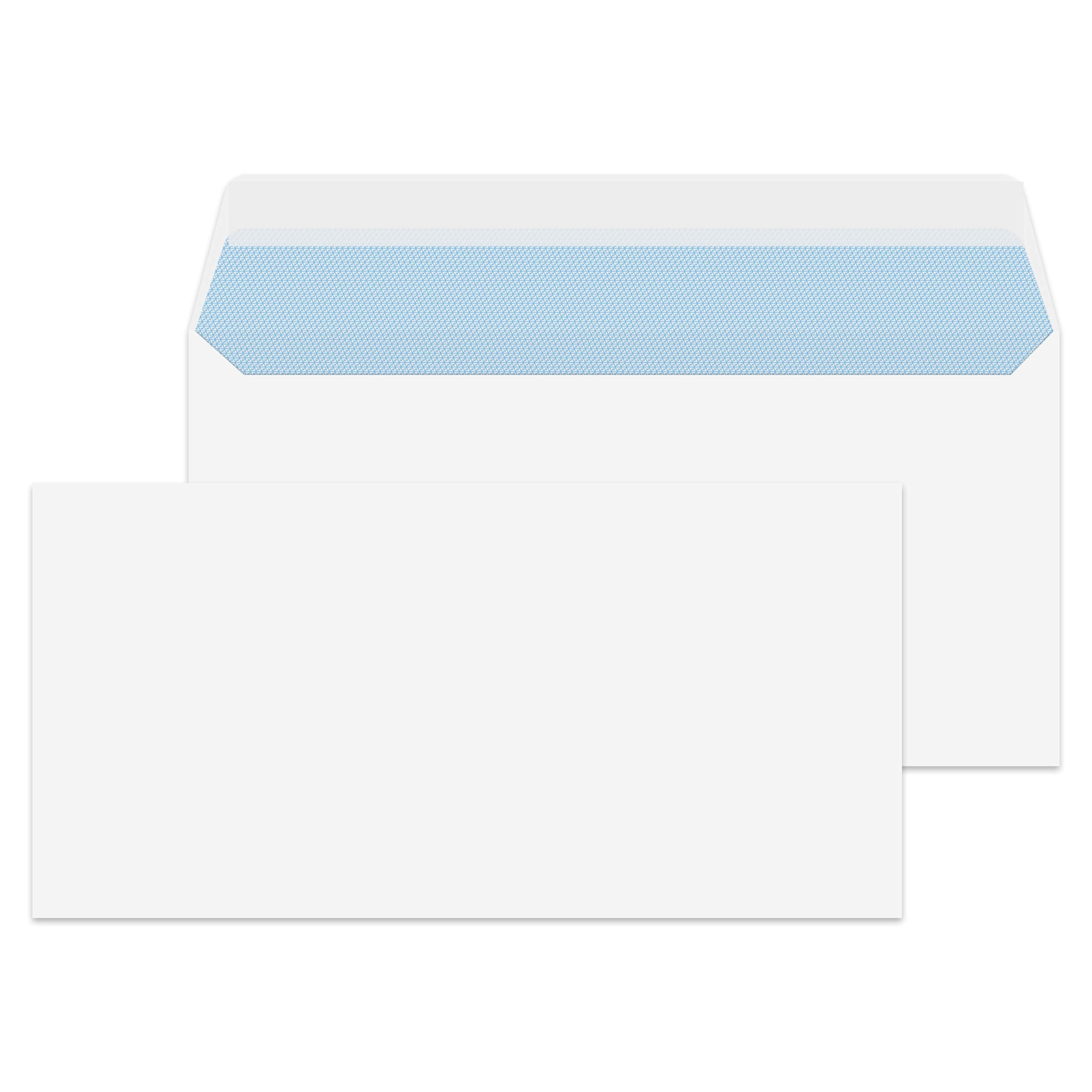 Blake Purely Everyday DL 110 x 220 mm 100 gsm Peel & Seal Wallet Envelopes (23882/250 ) White - Pack of 250 1