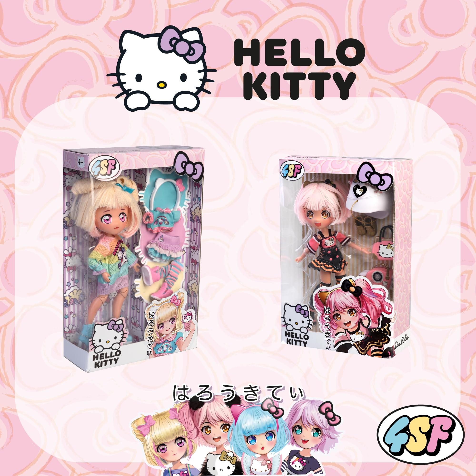 4SF Hello Kitty Manga Fashion - Candy Unicorn Japanese Fashion Doll 6