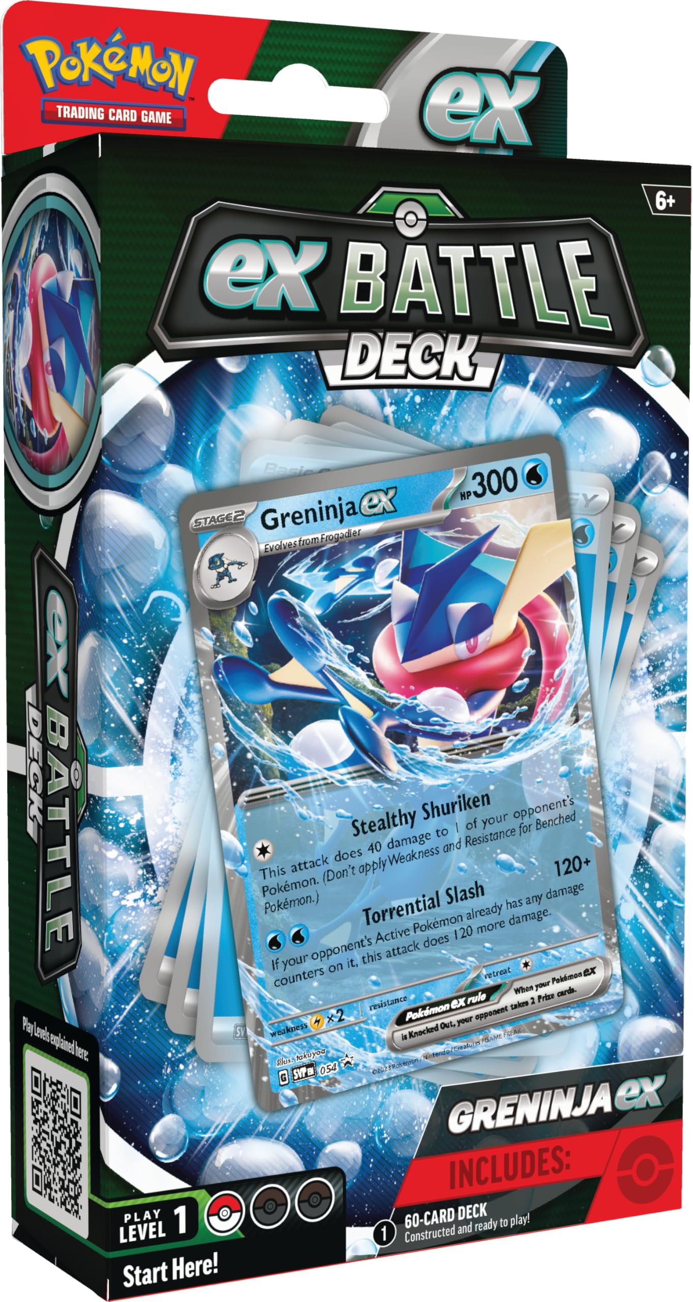 Pokémon Greninja ex Battle Deck - Ready-to-Play 60-Card Deck | Ages 6+