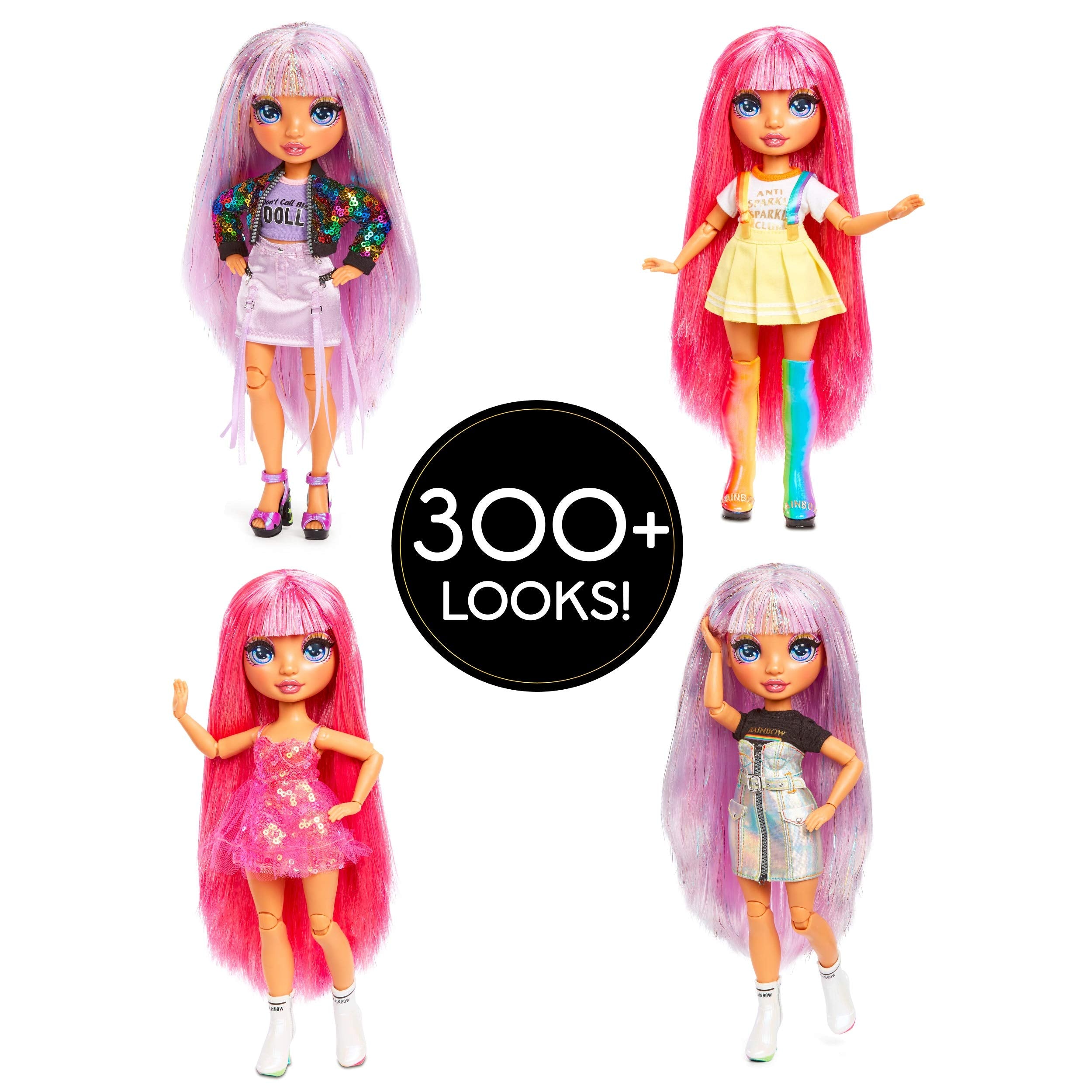 Rainbow High Fashion Studio - Exclusive Avery Styles Doll with 2 Wigs & 300+ Mix-and-Match Outfits, Age 4+ 13