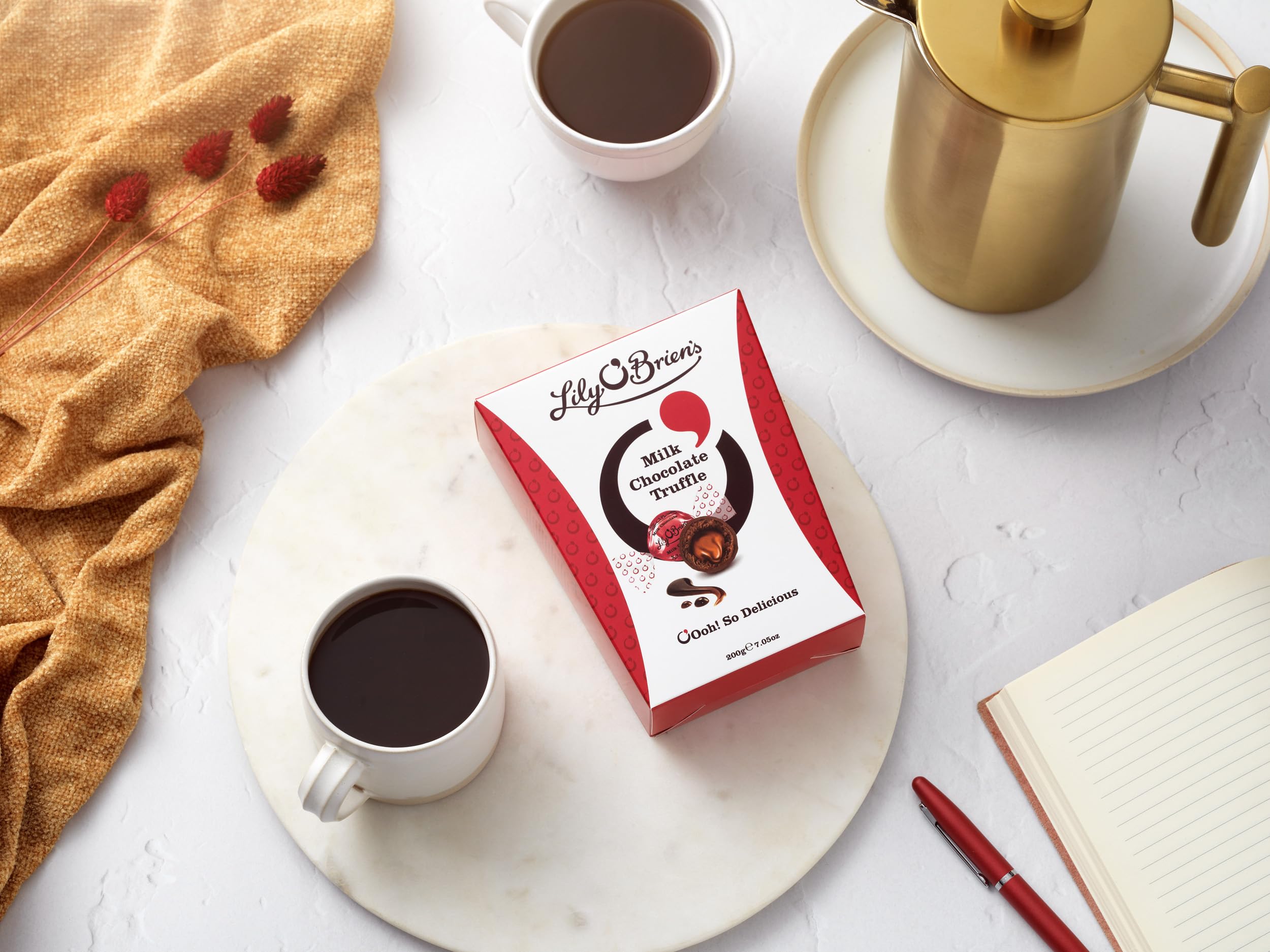 Lily O'Brien's Milk Chocolate Truffles - Silky Creamy Centre | 200g Box 2