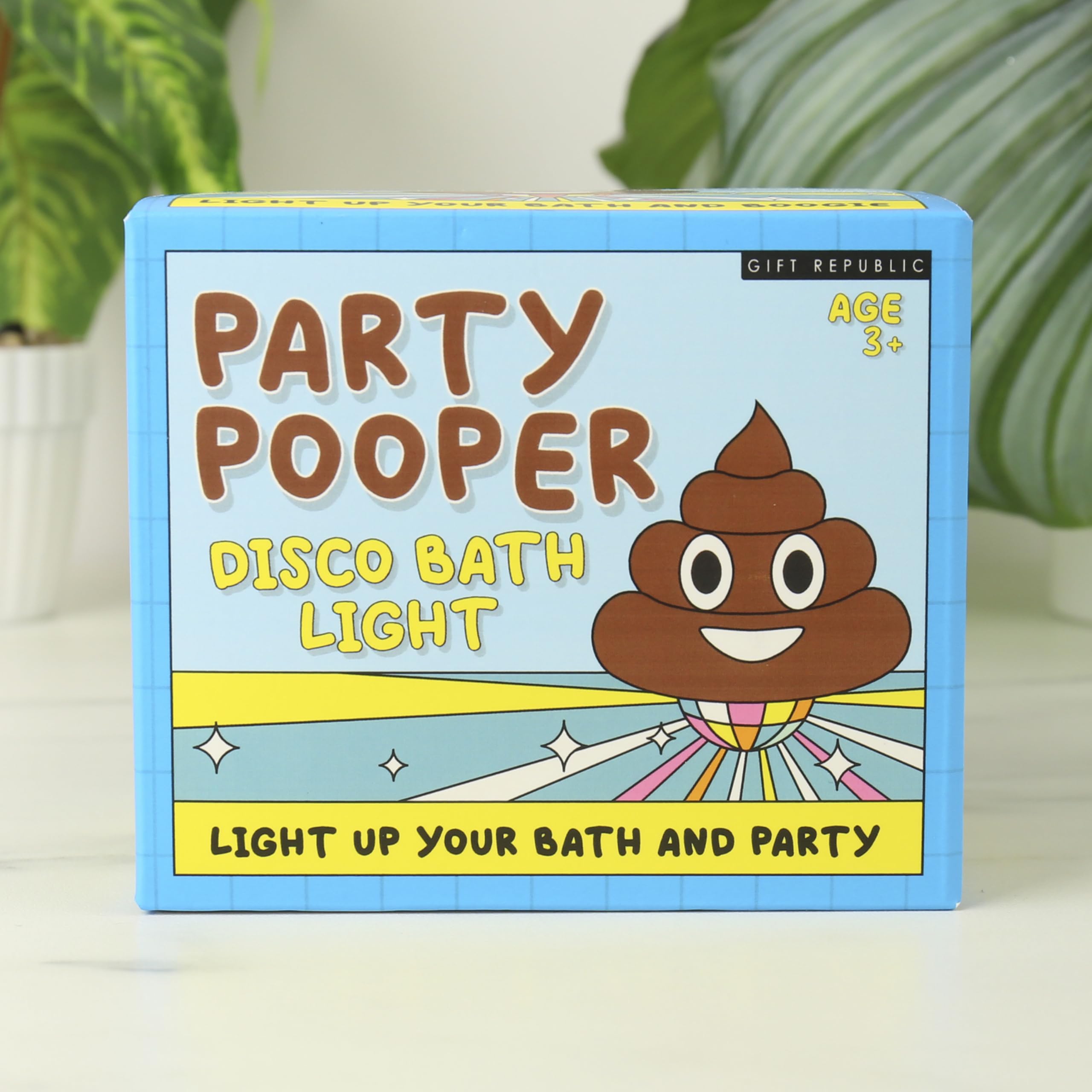 Party Pooper LED Light-up Poop Emoji Bath Toy - Waterproof Fun for Kids 36 Months+ 10