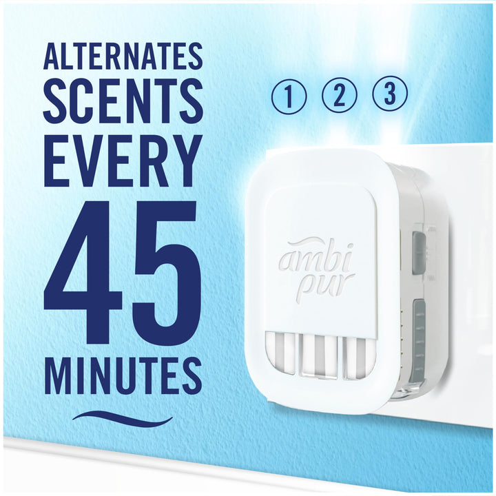 Febreze 3Volution Air Freshener Plug-In Refill - Cotton Scent (3 x 60ml)