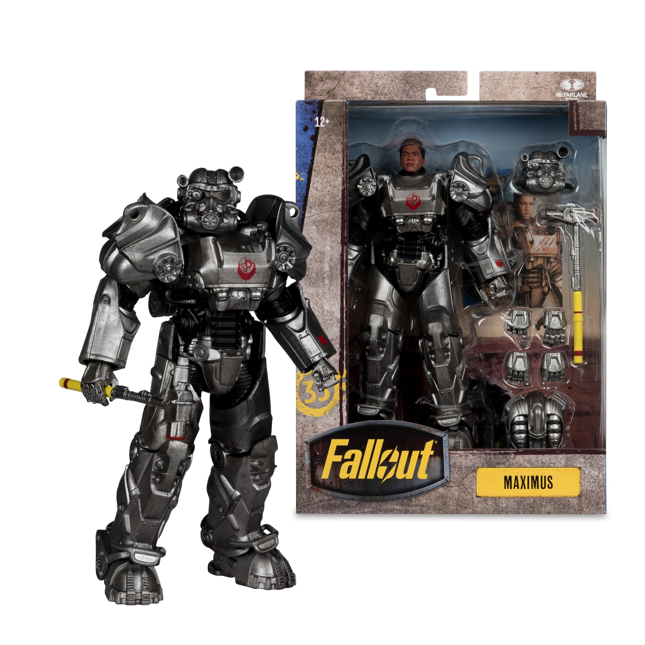McFarlane Fallout Maximus 7in Deluxe Action Figure - Ultra Articulated Collectible with Accessories 14