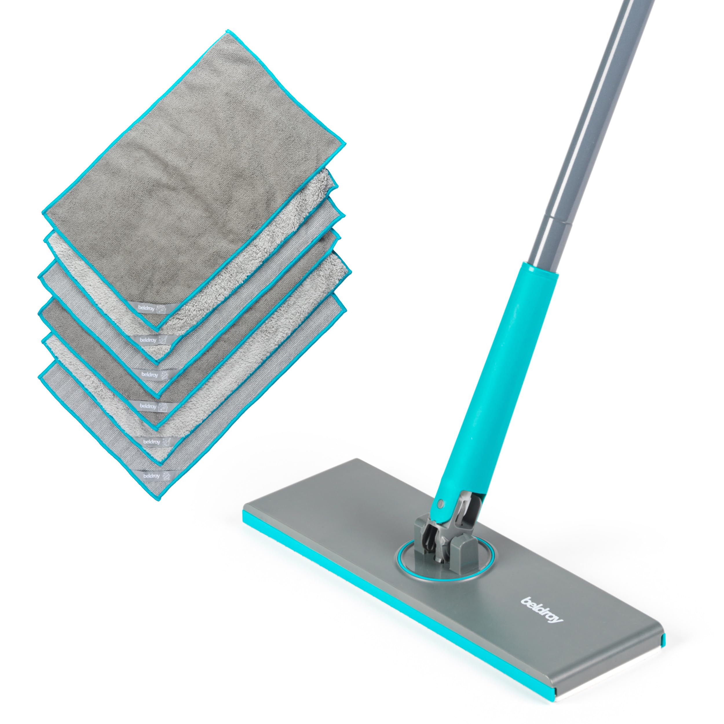 Beldray Anti-Bac Clip-to-Grip Large Mop for Tiles, Floors, Windows & Mirrors 10
