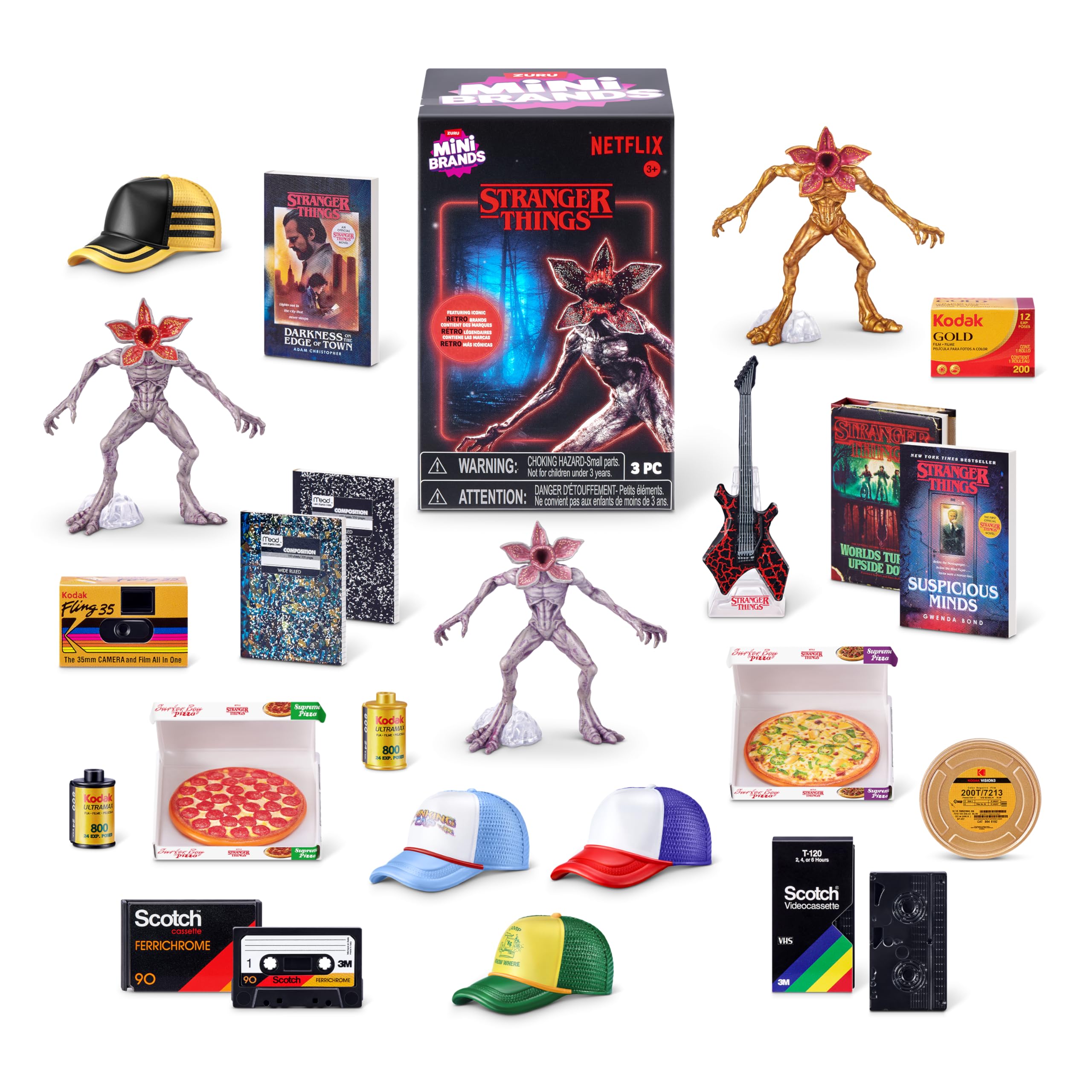 Mini Brands Stranger Things Blind Box 2 Pack by ZURU | 20+ Minis to Collect