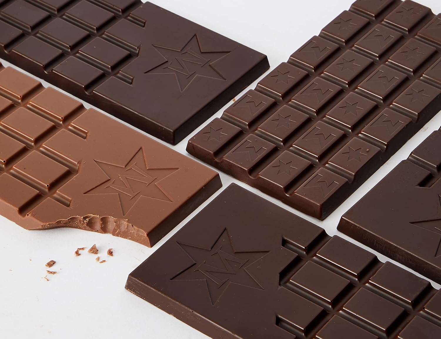 Montezuma's - Bar Library Chocolate Collection, 5 x 90g Gluten-Free Variety Pack 10