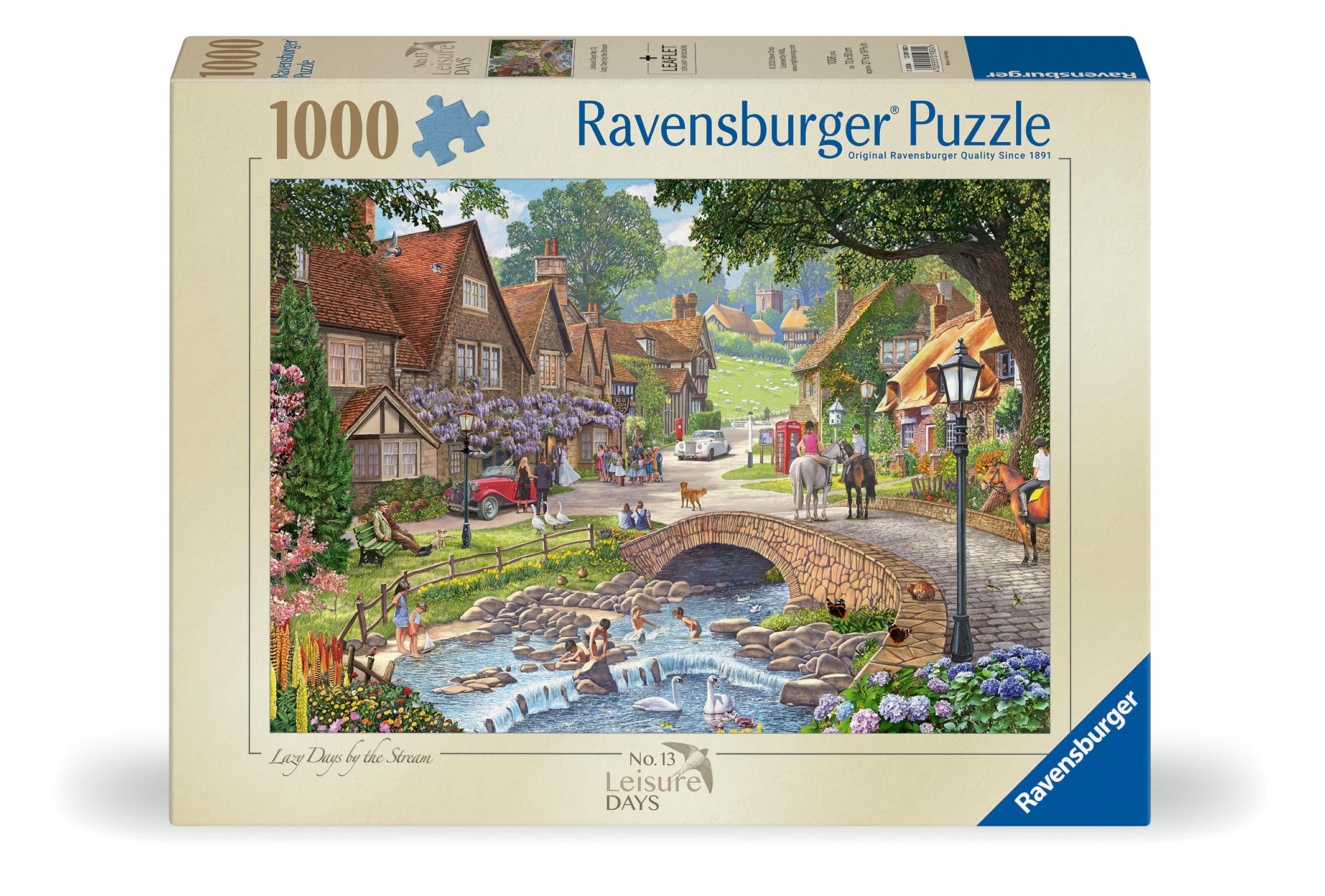 Ravensburger 1000 Piece Jigsaw Puzzle – Leisure Days No.13: Lazy Days | 70x50cm