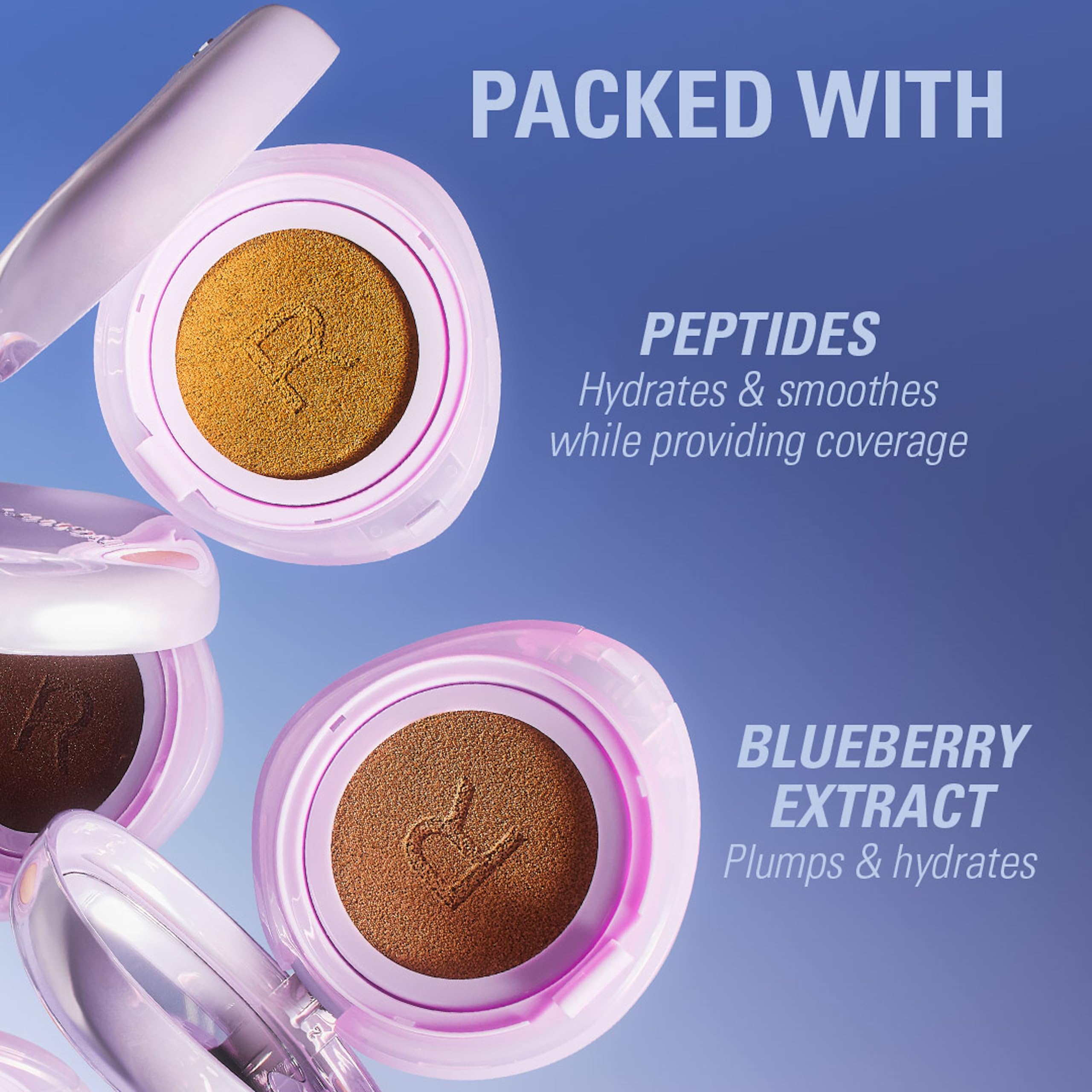 Revolution Beauty London Superdewy Cushion Foundation - Buildable Coverage | Hydrating Finish | Medium Tan Cool 4