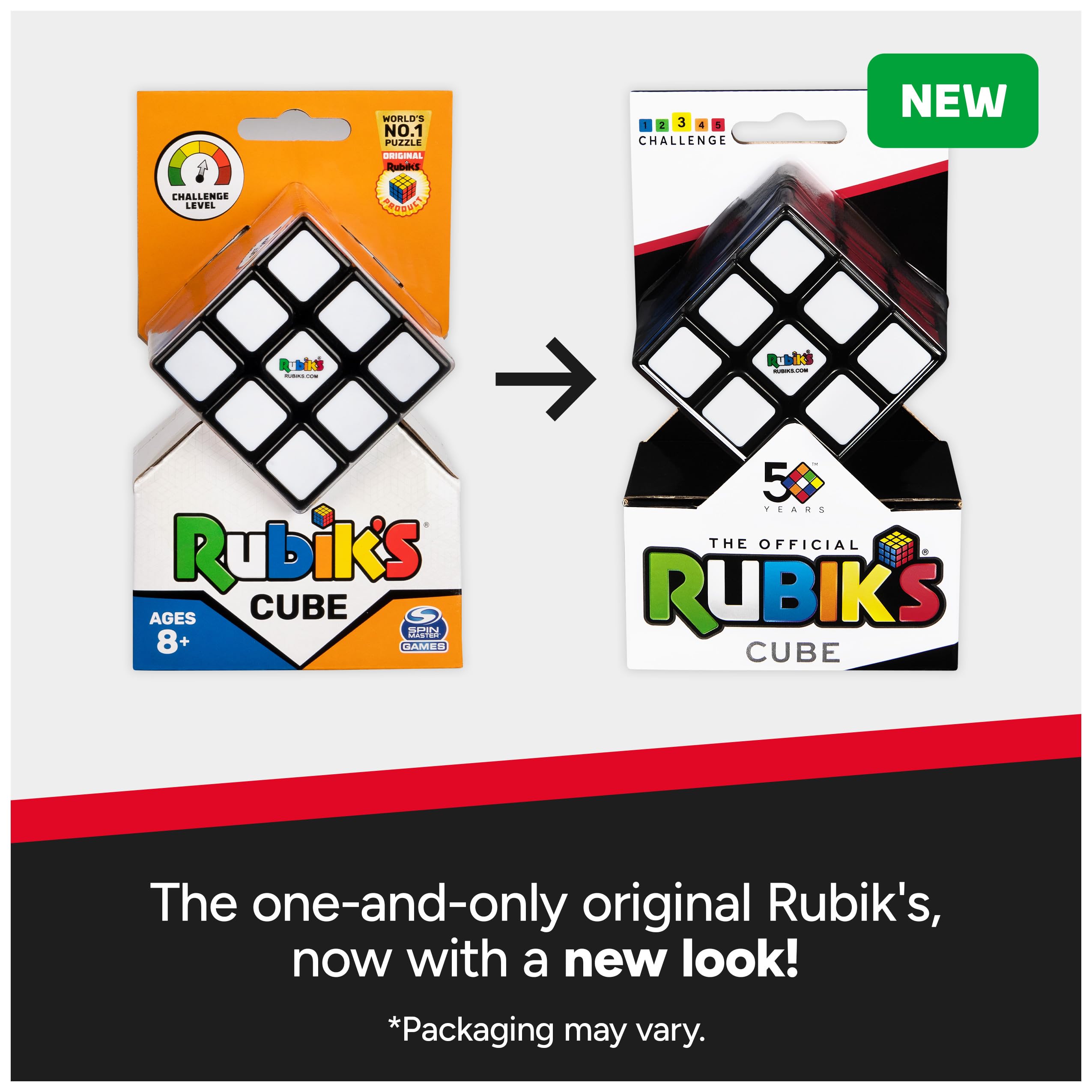 Rubik's Original 3x3 Colour-Matching Puzzle Cube | Classic Brain Teaser | Ages 8+ 5