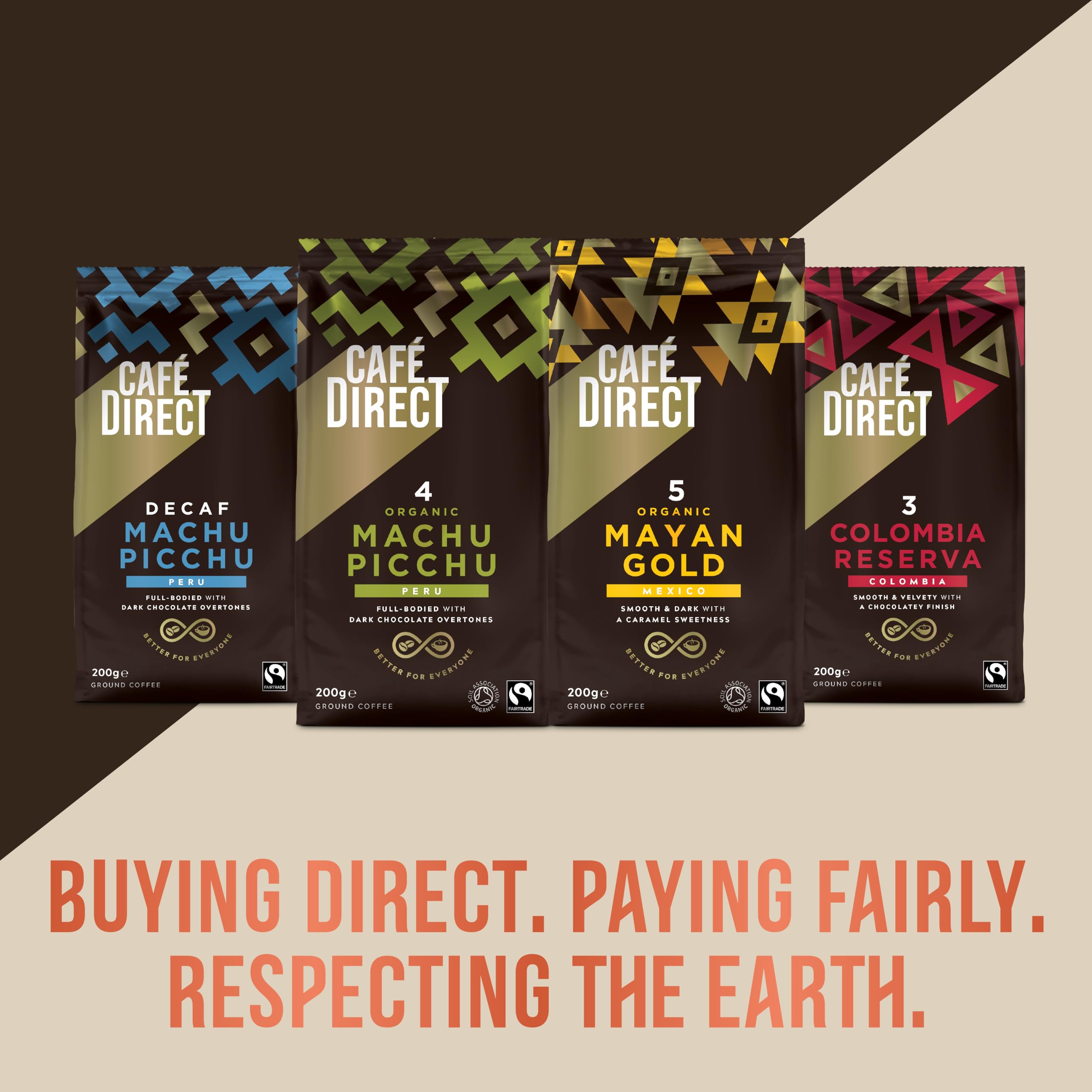 Cafédirect Machu Picchu Organic Fairtrade Ground Arabica Coffee 227g (Pack of 6) 10