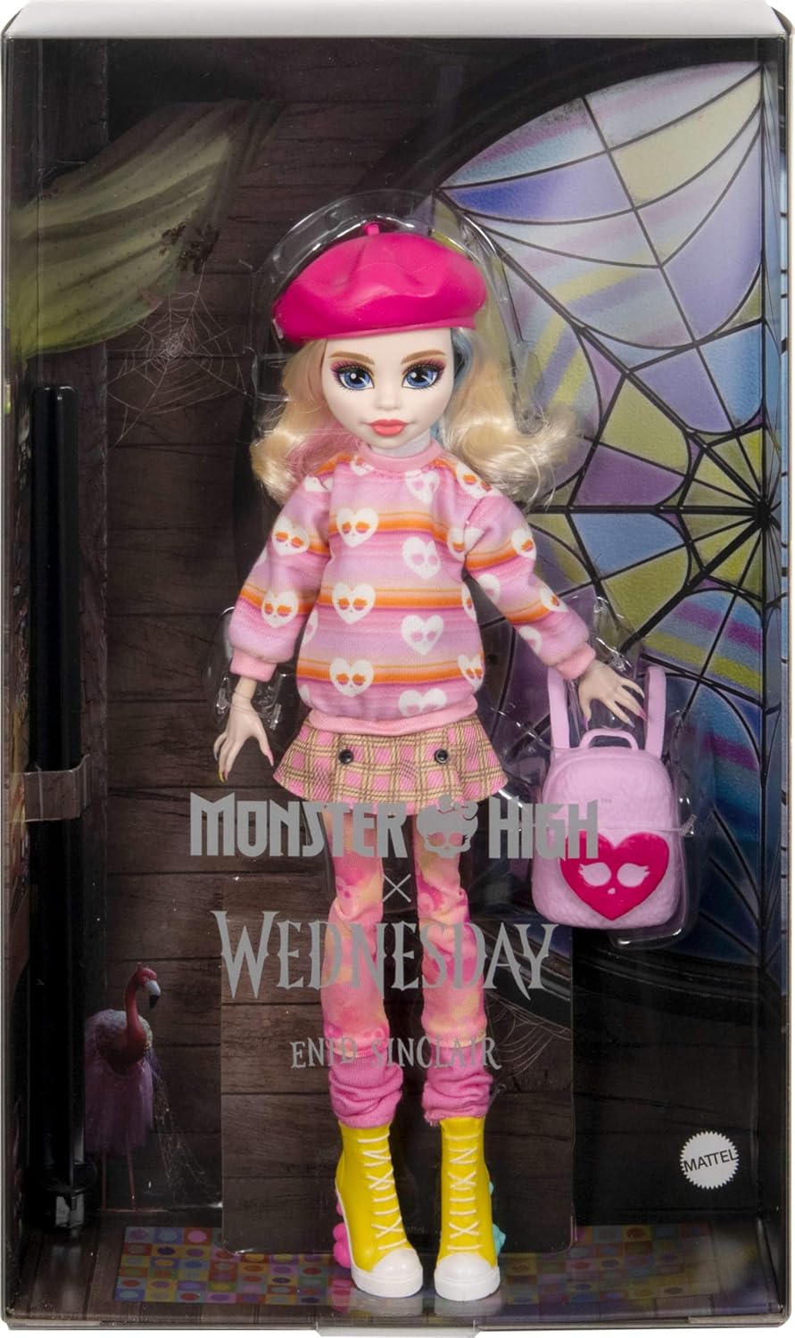 Monster High Enid Sinclair Wednesday Collectible Doll with Accessories (HXJ05)