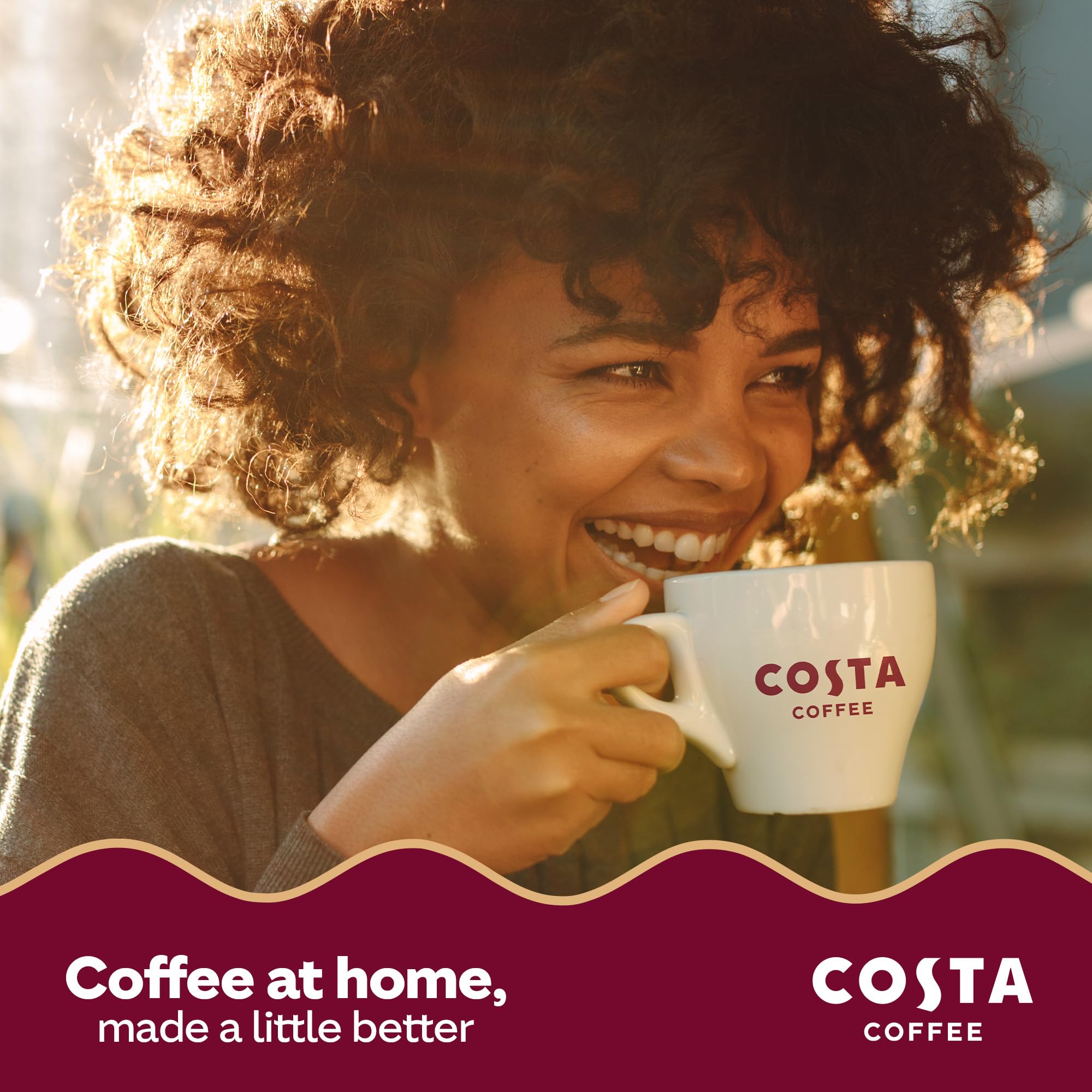 L'OR Costa Dark Intense Roast Aluminium Coffee Pods - 10 Count Pack | Compatible with Nespresso Original & L'OR Barista 7