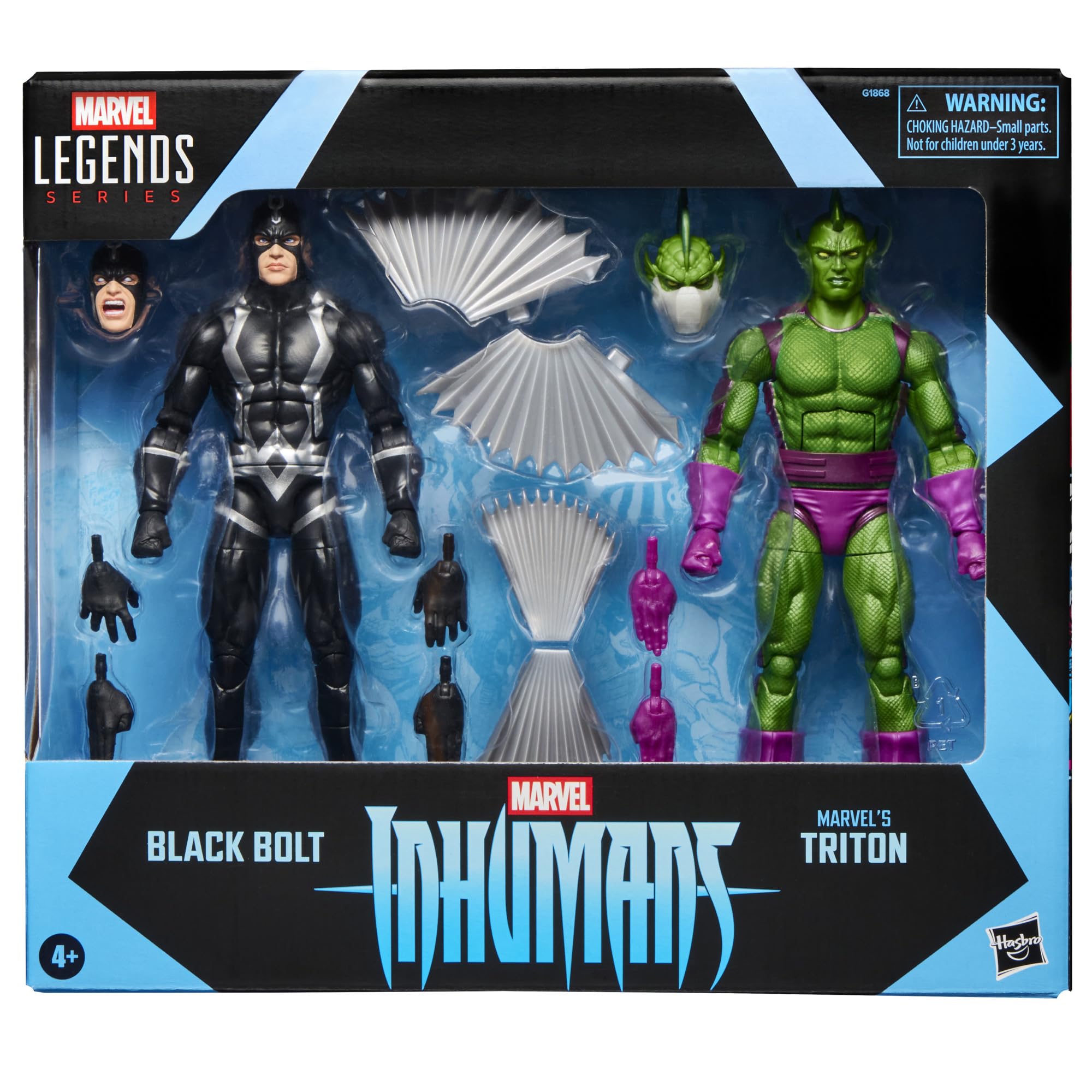 Marvel Legends Series Black Bolt & Marvel’s Triton Inhumans Action Figure Two-Pack