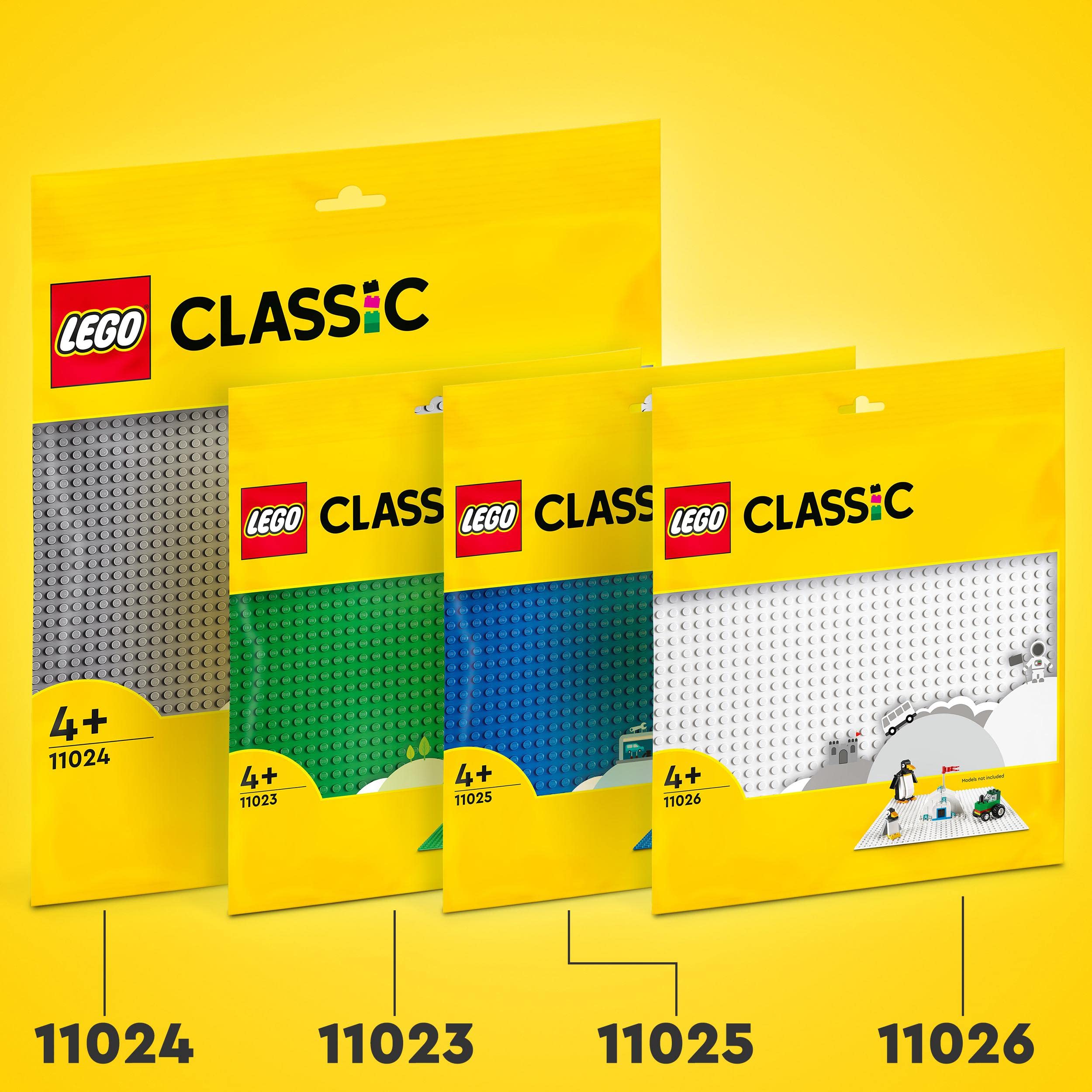 LEGO Classic Green Baseplate 11023 - 32x32 Stud Building Base for Creative Play | Ages 4+ 5