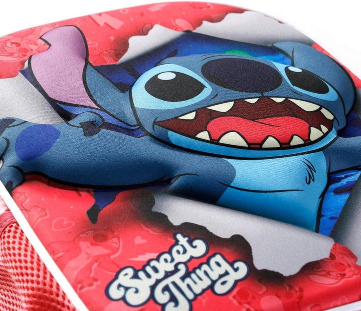 Disney Lilo and Stitch 3D Relief Small Backpack (06486)