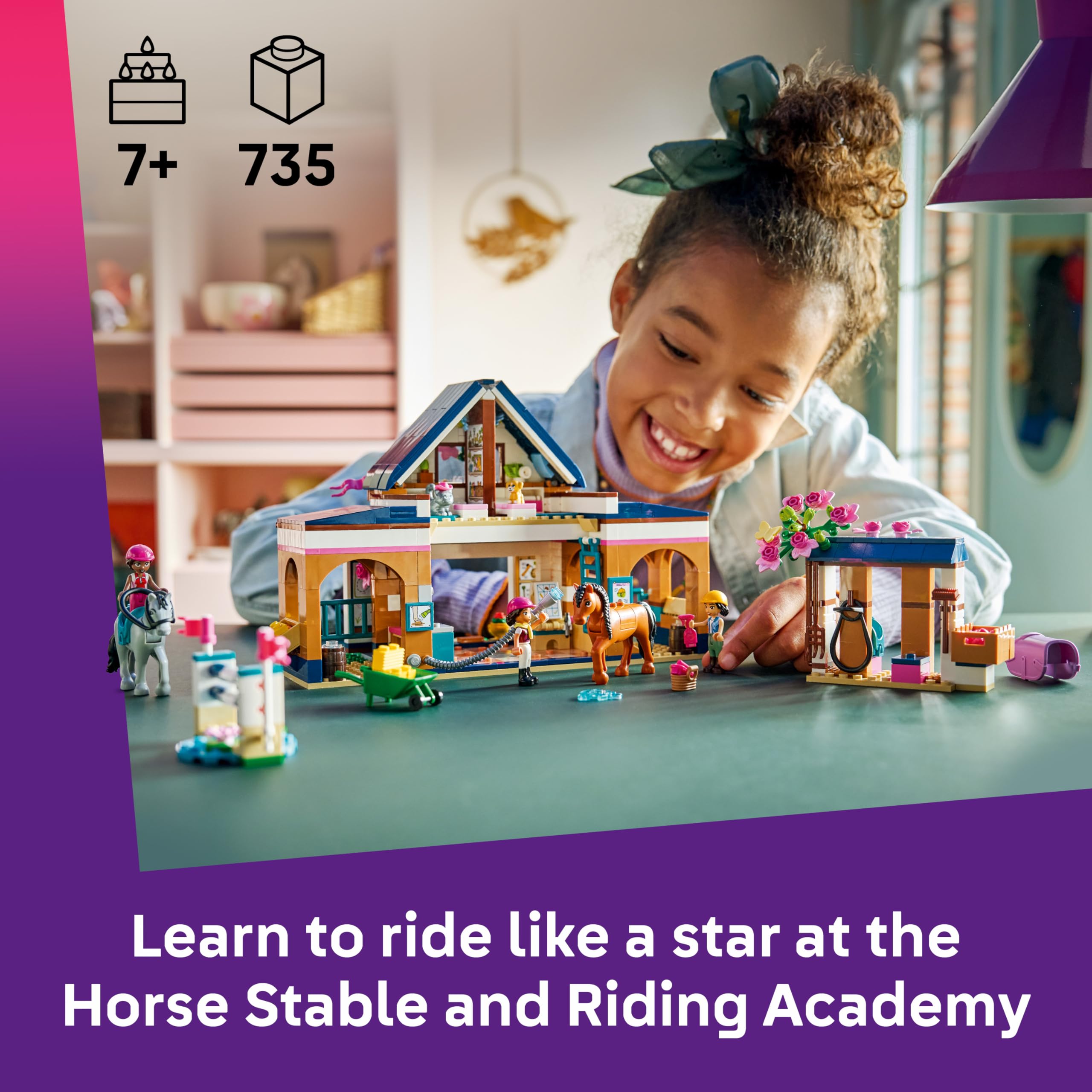 LEGO Friends Horse Stable and Riding Academy Building Set - Ages 7+ | 42688 2