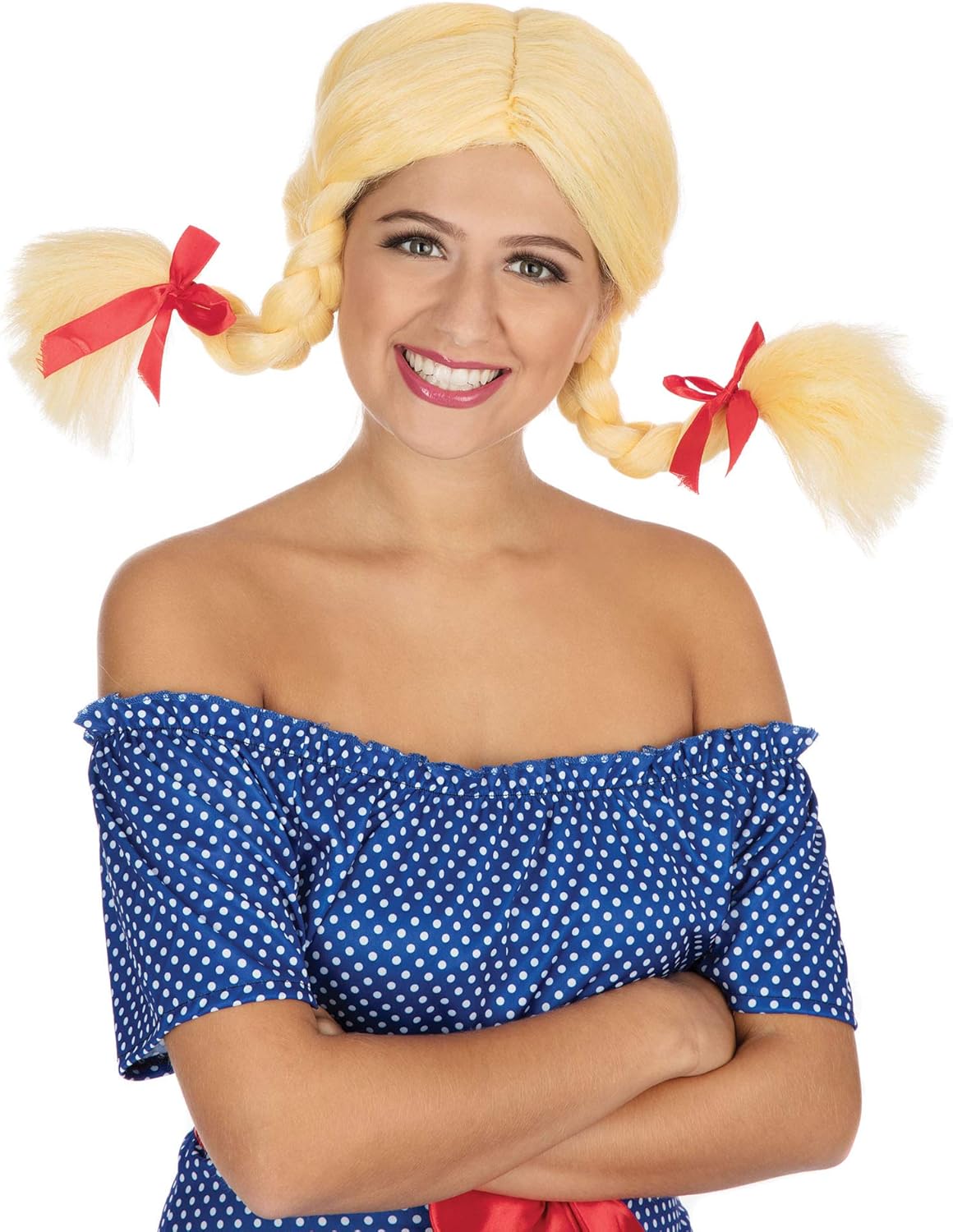 Bristol Novelty Blonde Pigtail Wig, One Size (Model BW355)