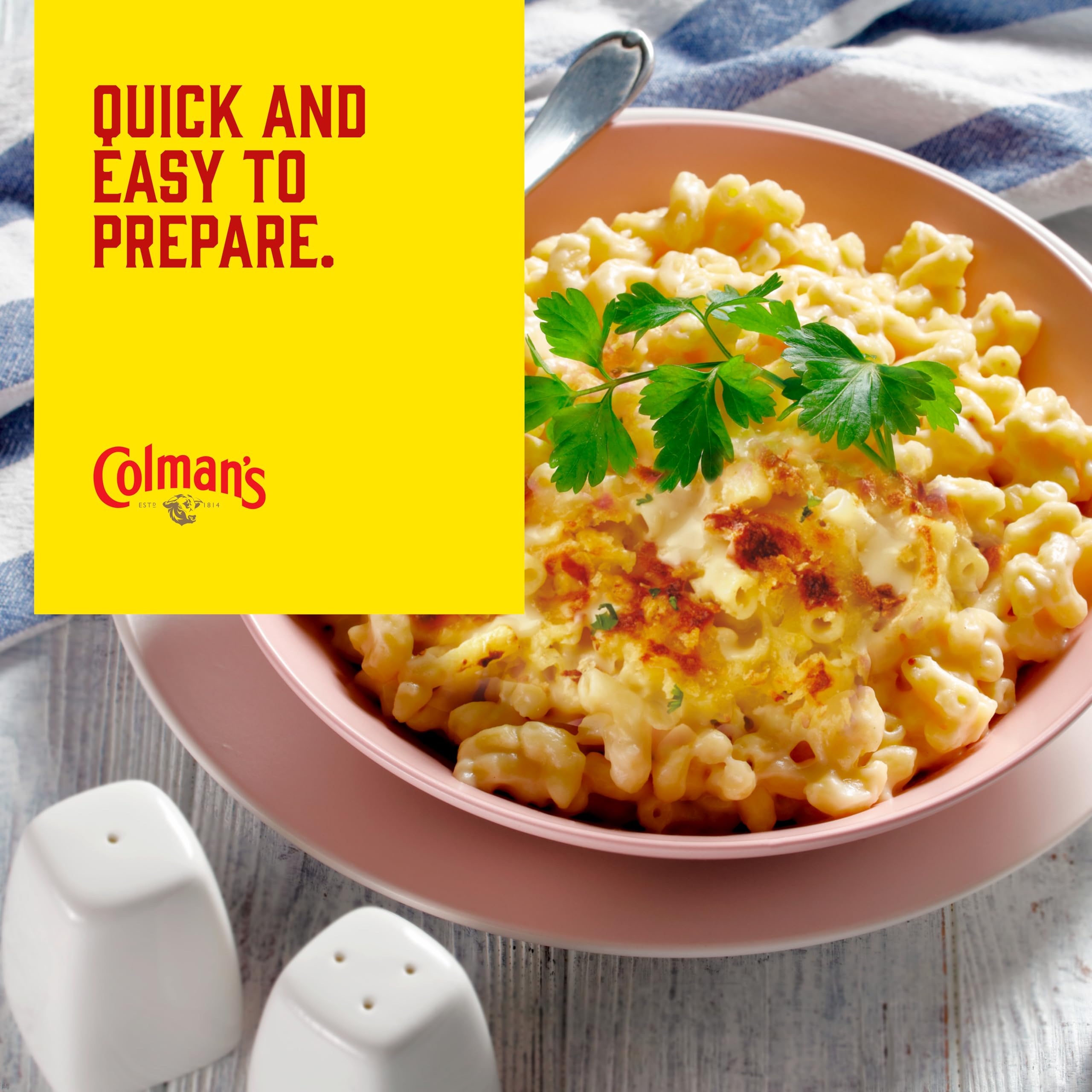 Colman's Meal Maker Cheddar Cheese Sauce Mix - Classic Comforts | 4 Servings | 40g 3