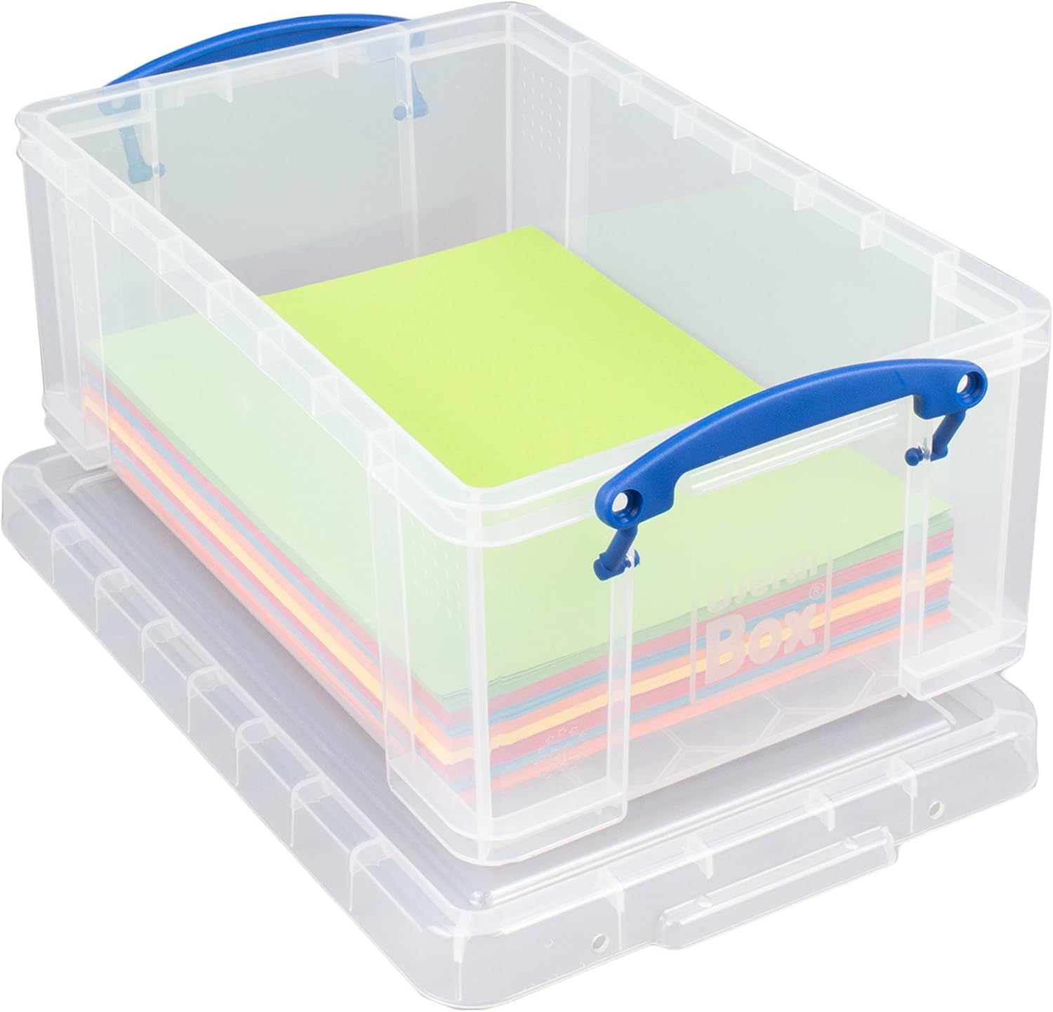 Really Useful Box 9 Litre Plastic Storage Box Clear 1