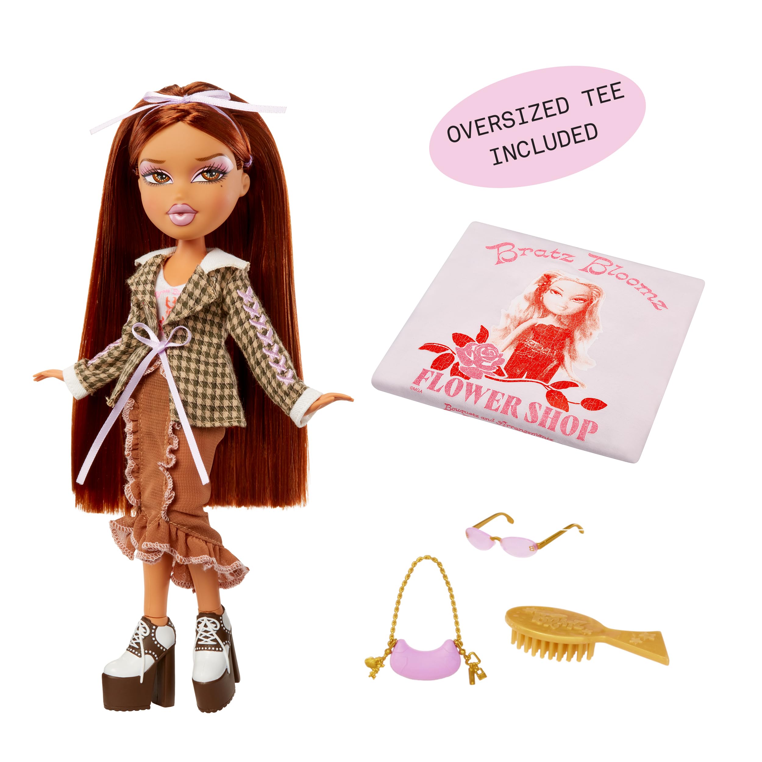 Bratz Stylin' Yasmin Fashion Doll with Customizable T-Shirt for You 11