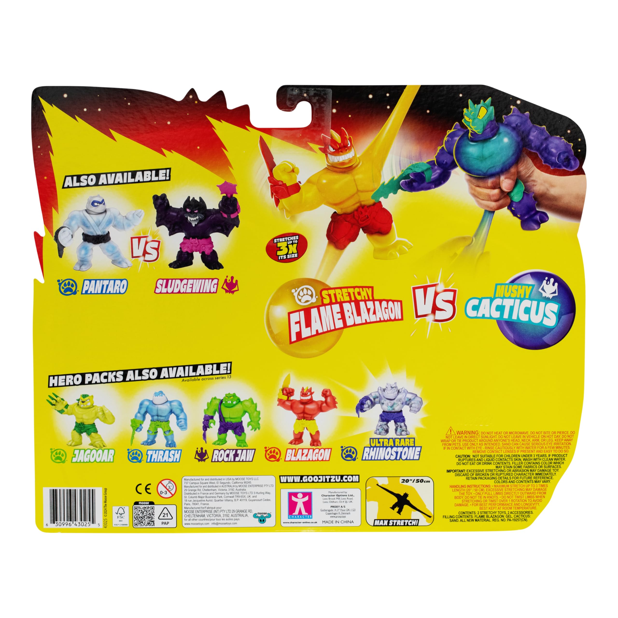 Heroes of Goo Jit Zu Meteor Madness Blazagon vs Cacticus Versus Pack 13