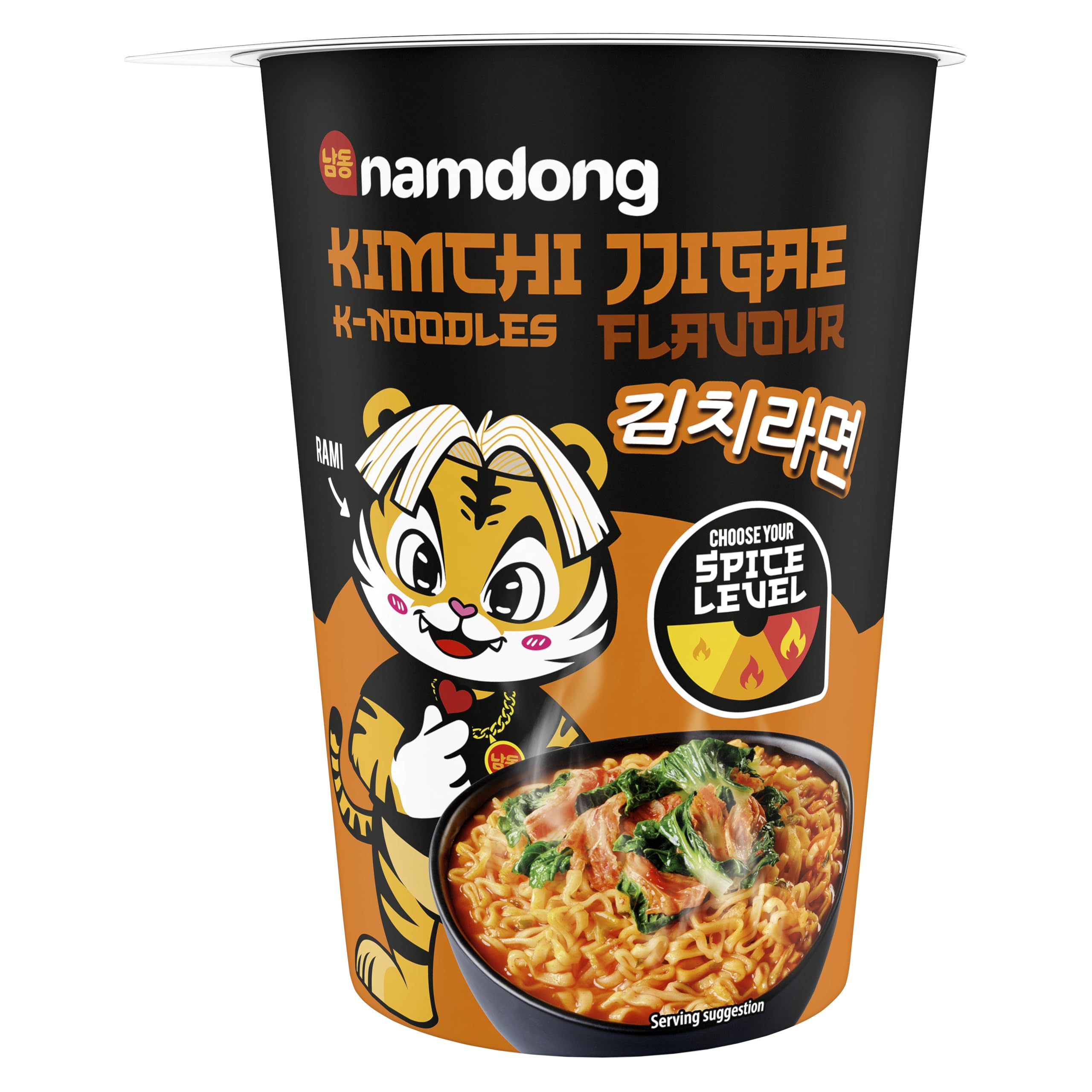 Namdong Kimchi Jjigae Noodle Pot - Korean-style Instant Noodles with Adjustable Spice Sachet