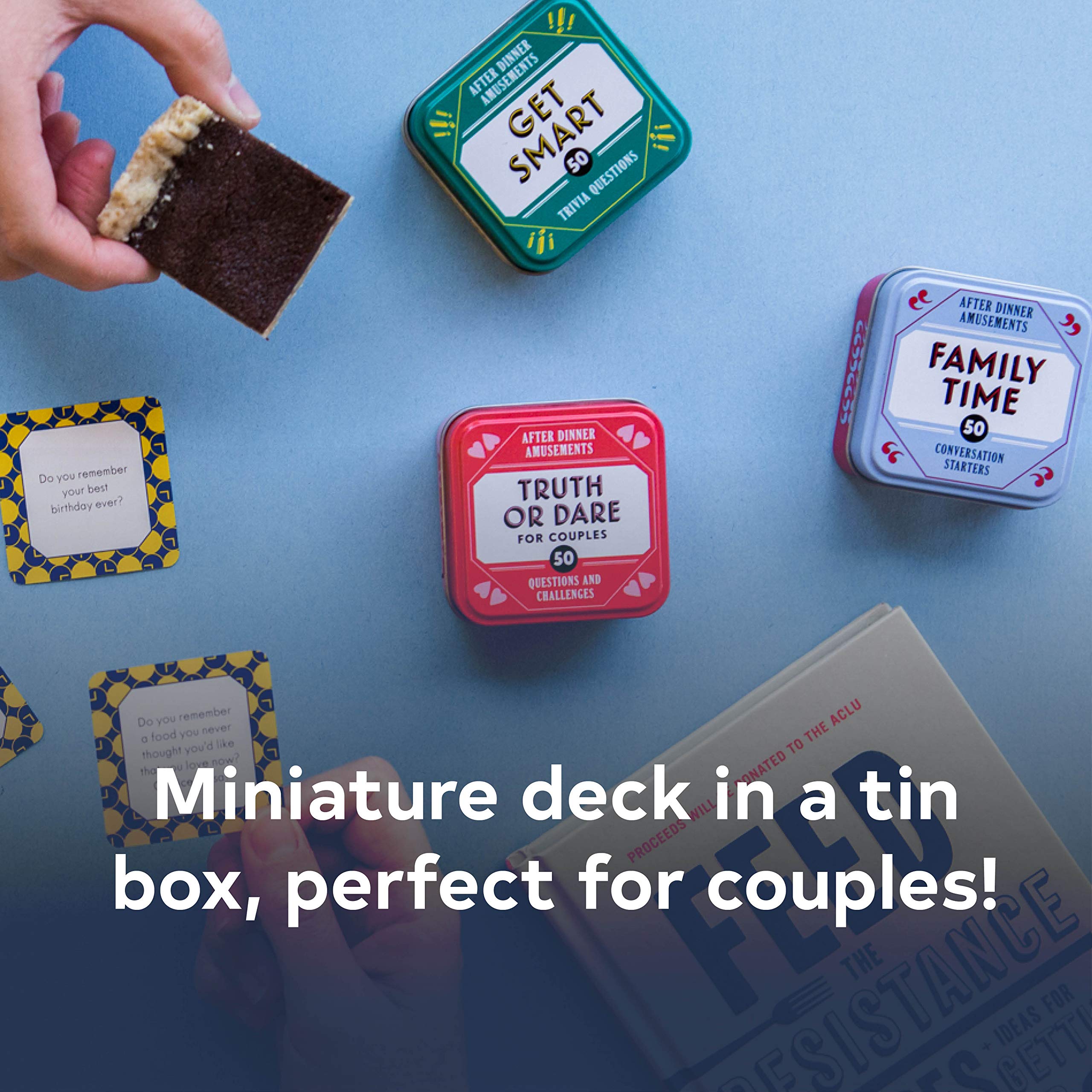 Chronicle Books After Dinner Amusements: Truth or Dare for Couples Game | 50 Questions & 50 Challenges 3