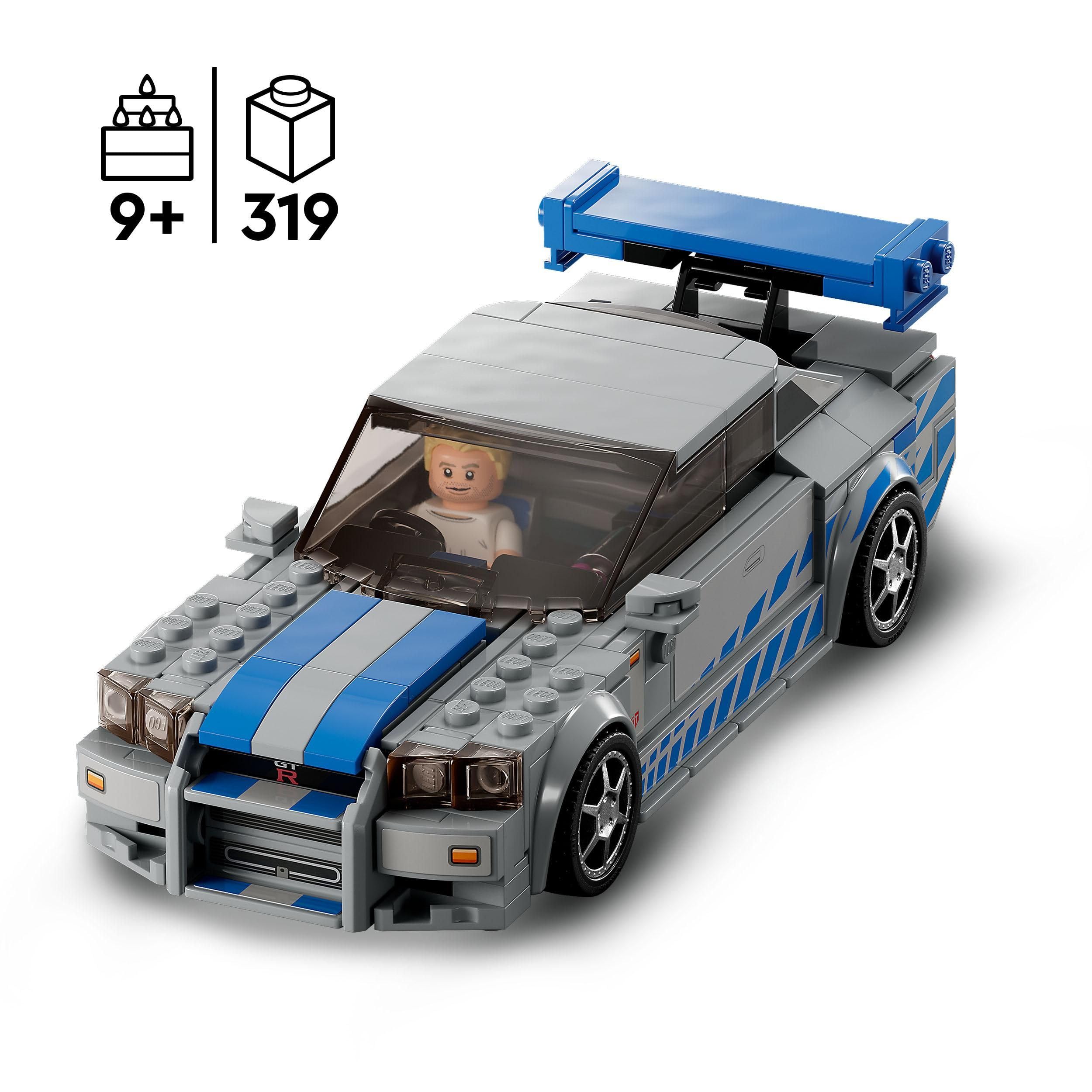 LEGO Speed Champions 76917 2 Fast 2 Furious Nissan Skyline GT-R (R34) Building Set | Ages 9+ 2