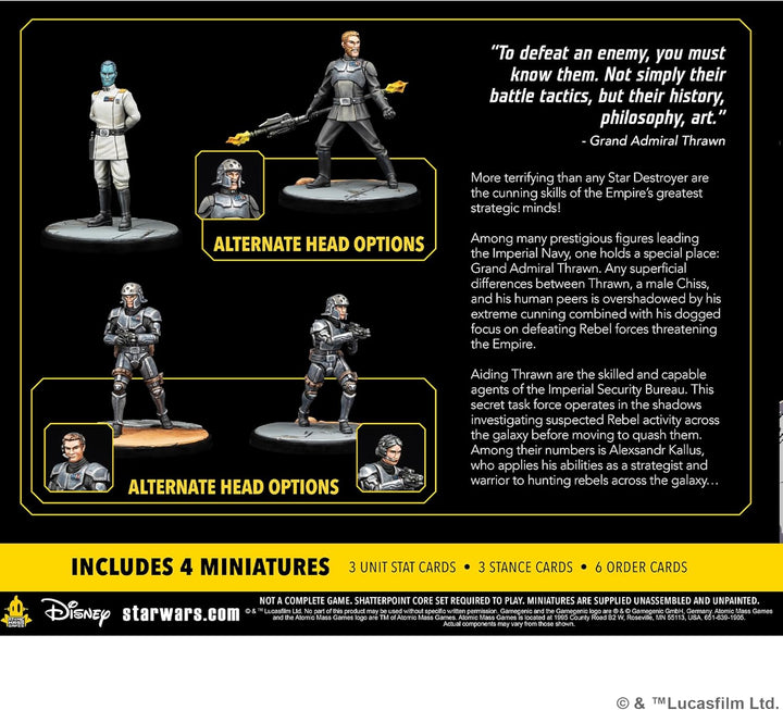 Atomic Mass Games Star Wars Shatterpoint Not Accepting Surrenders Squad Pack Tabletop Miniatures (SWP28)