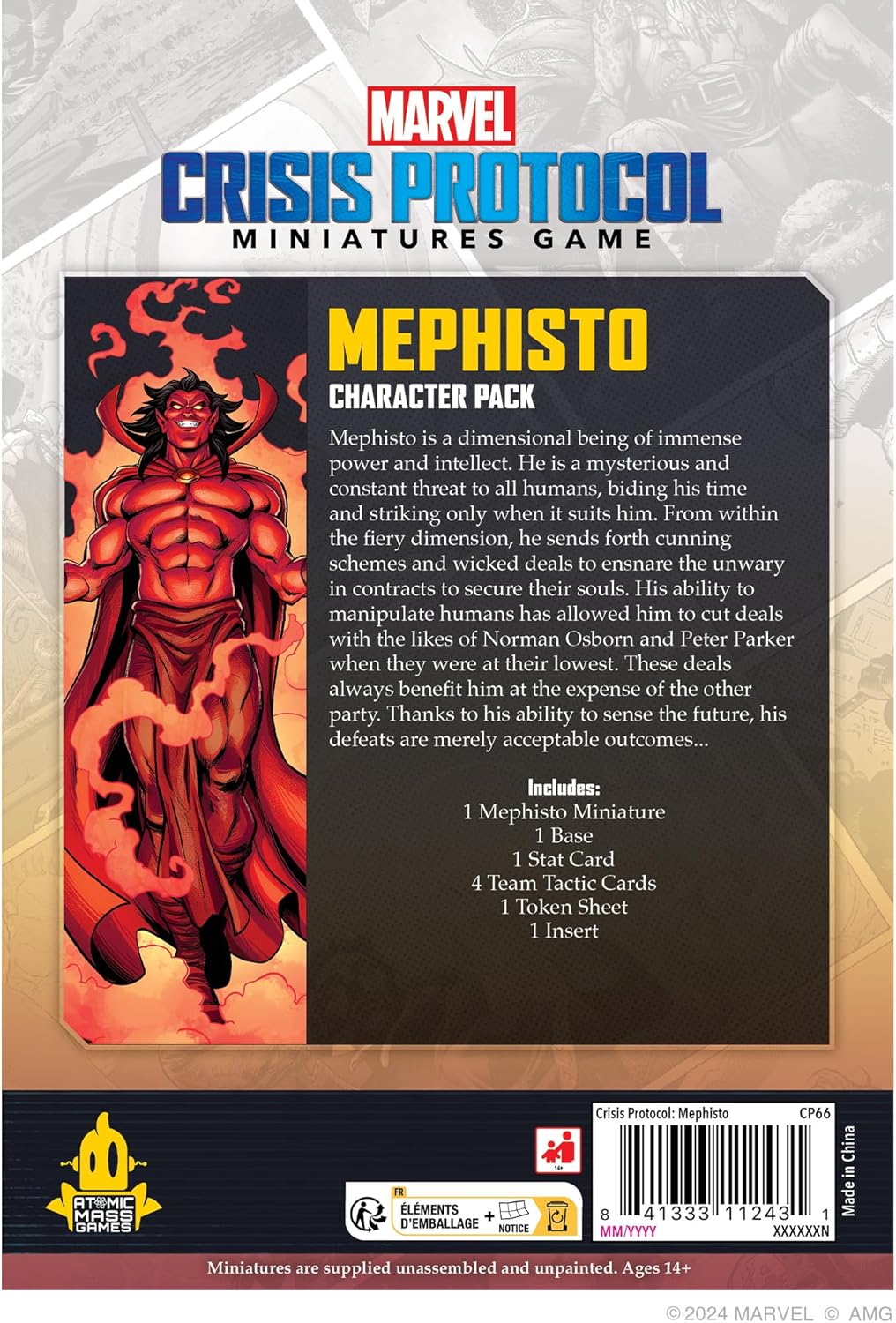 Atomic Mass Games Marvel Crisis Protocol: Mephisto Miniatures Board Game Expansion