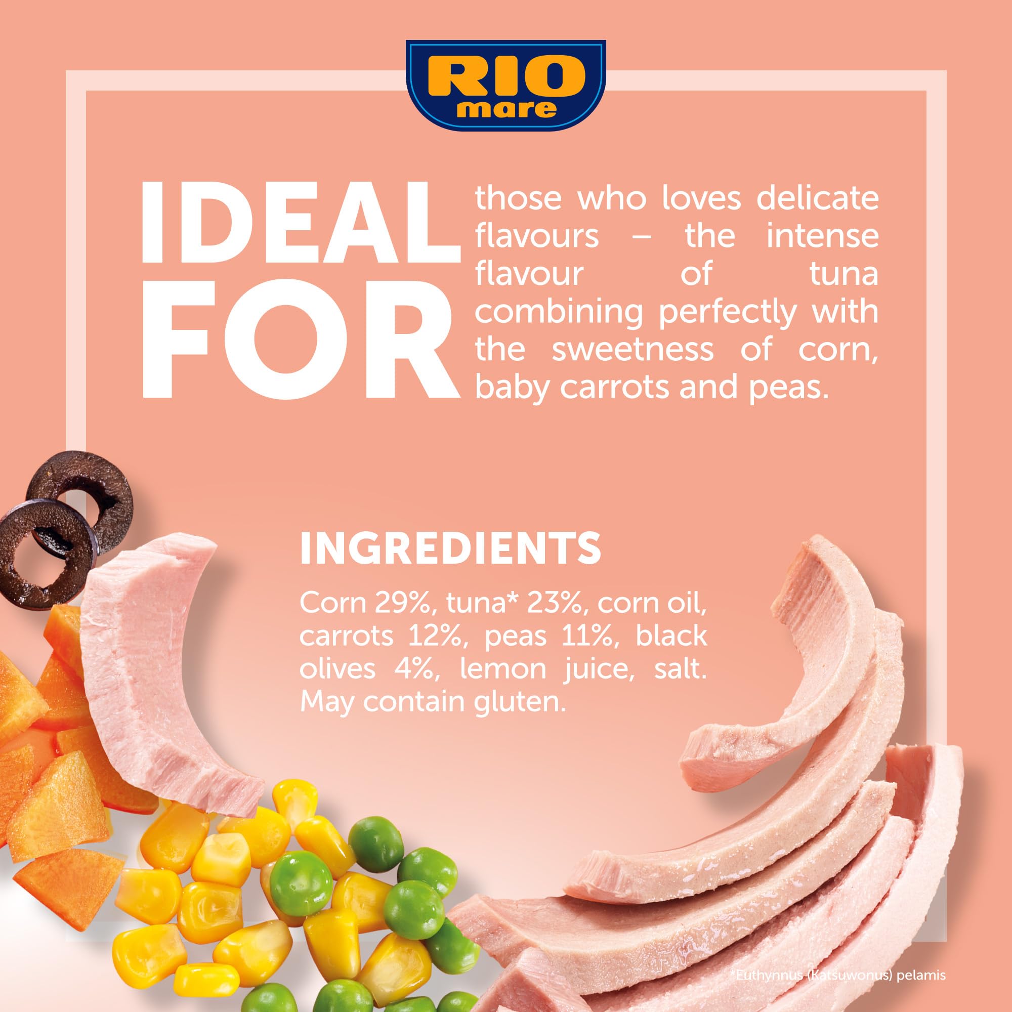 Rio Mare Insalatissime Sweetcorn and Tuna Salad - Ready to Eat Meal | 160g 5