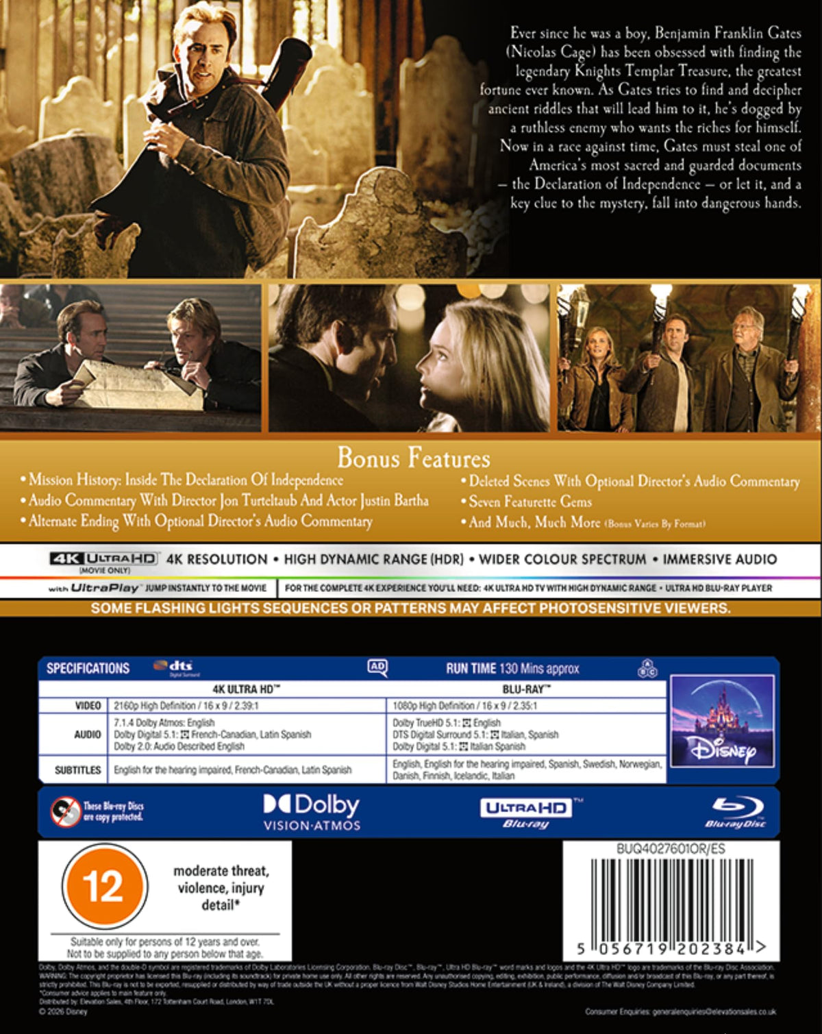 National Treasure [4K UHD & Blu-ray]