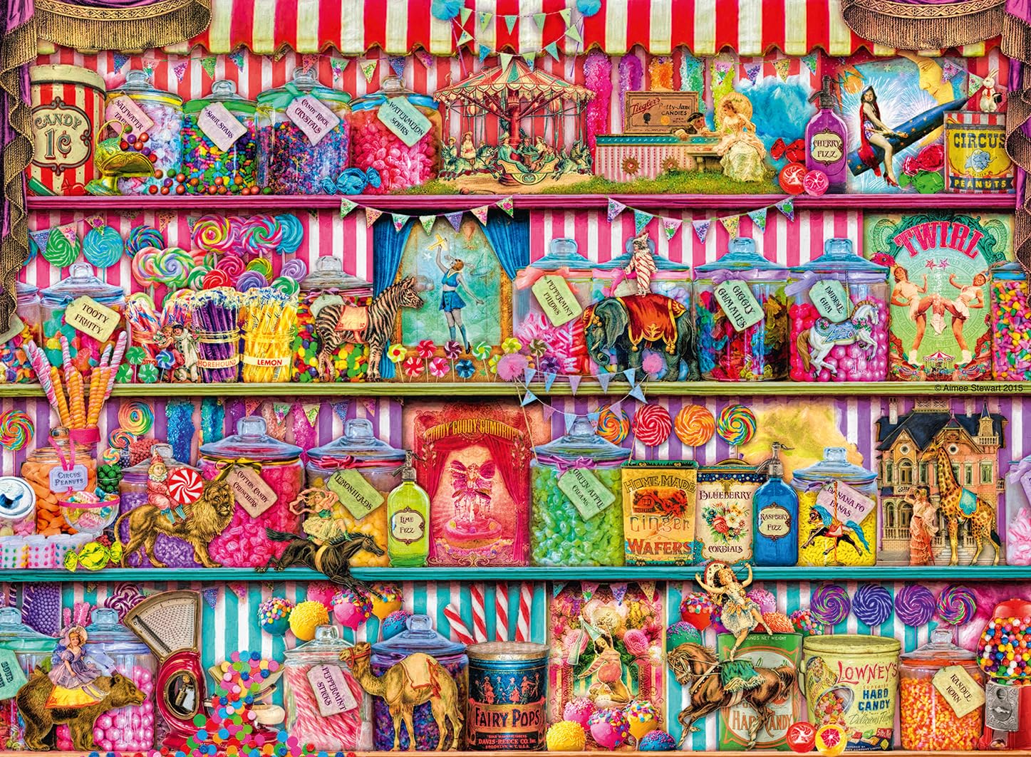 Ravensburger The Sweet Shop Jigsaw Puzzle - 500 Pieces | Adults & Kids Age 10+ 1