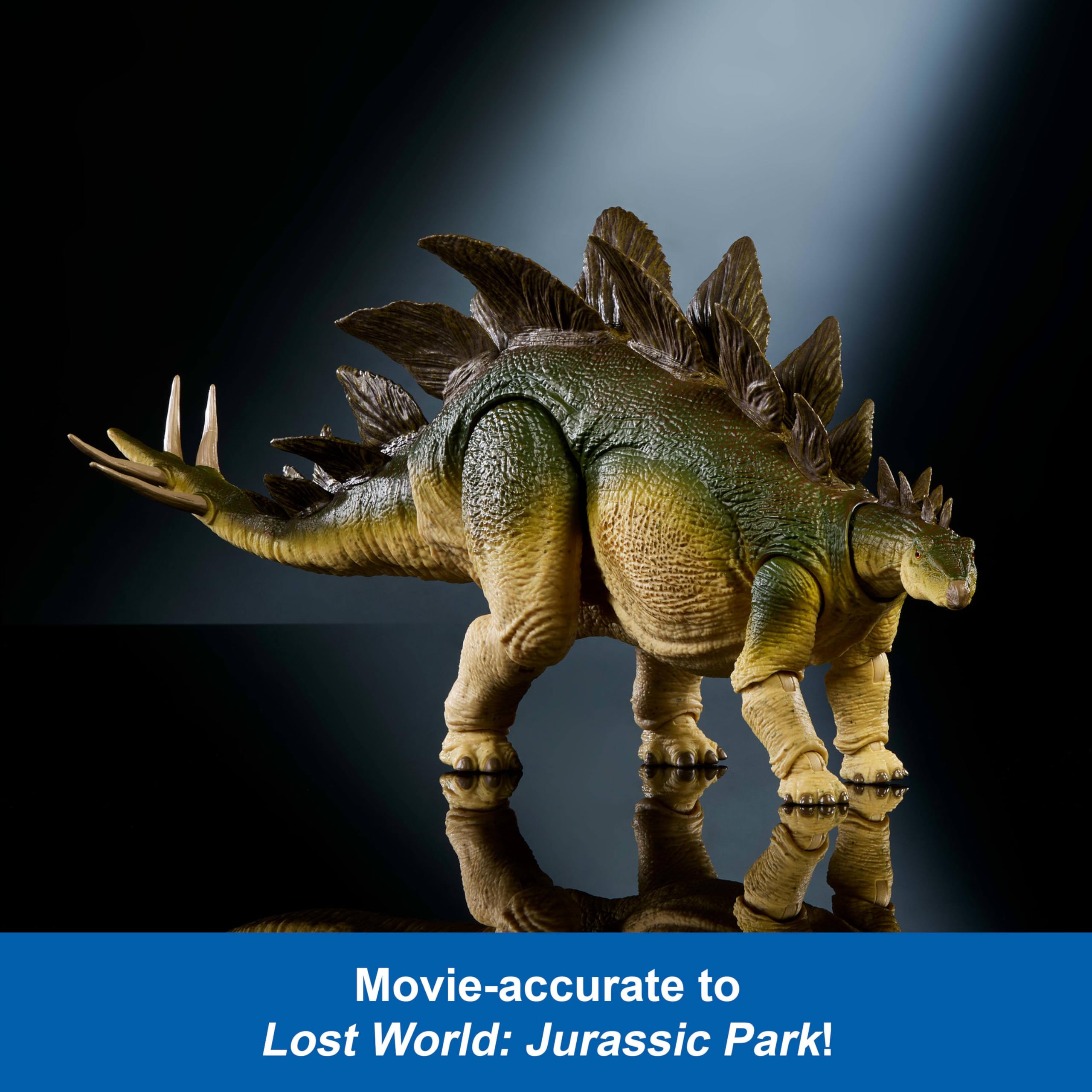 Mattel Jurassic World Hammond Collection Stegosaurus Action Figure | 20.75 cm | 15 Points of Articulation 4