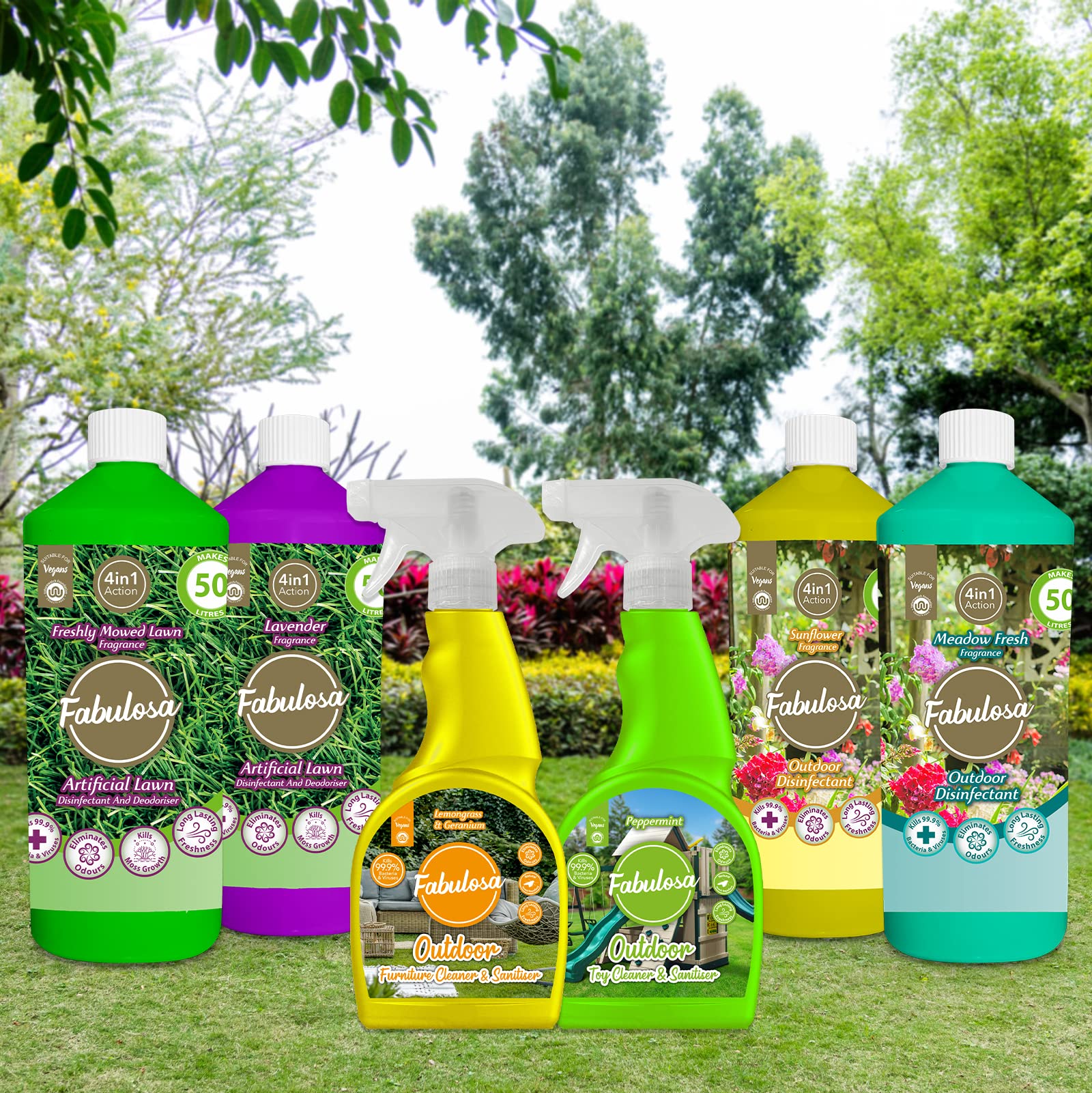 Fabulosa 4 in 1 All Purpose Disinfectant and Deodoriser for Pet Areas | Kills 99.9% Bacteria | 1 L 5