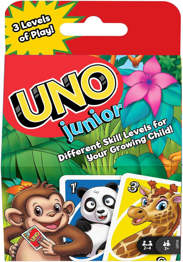 Mattel Games UNO Junior Card Game for Kids 3 Years & Up - GKF04